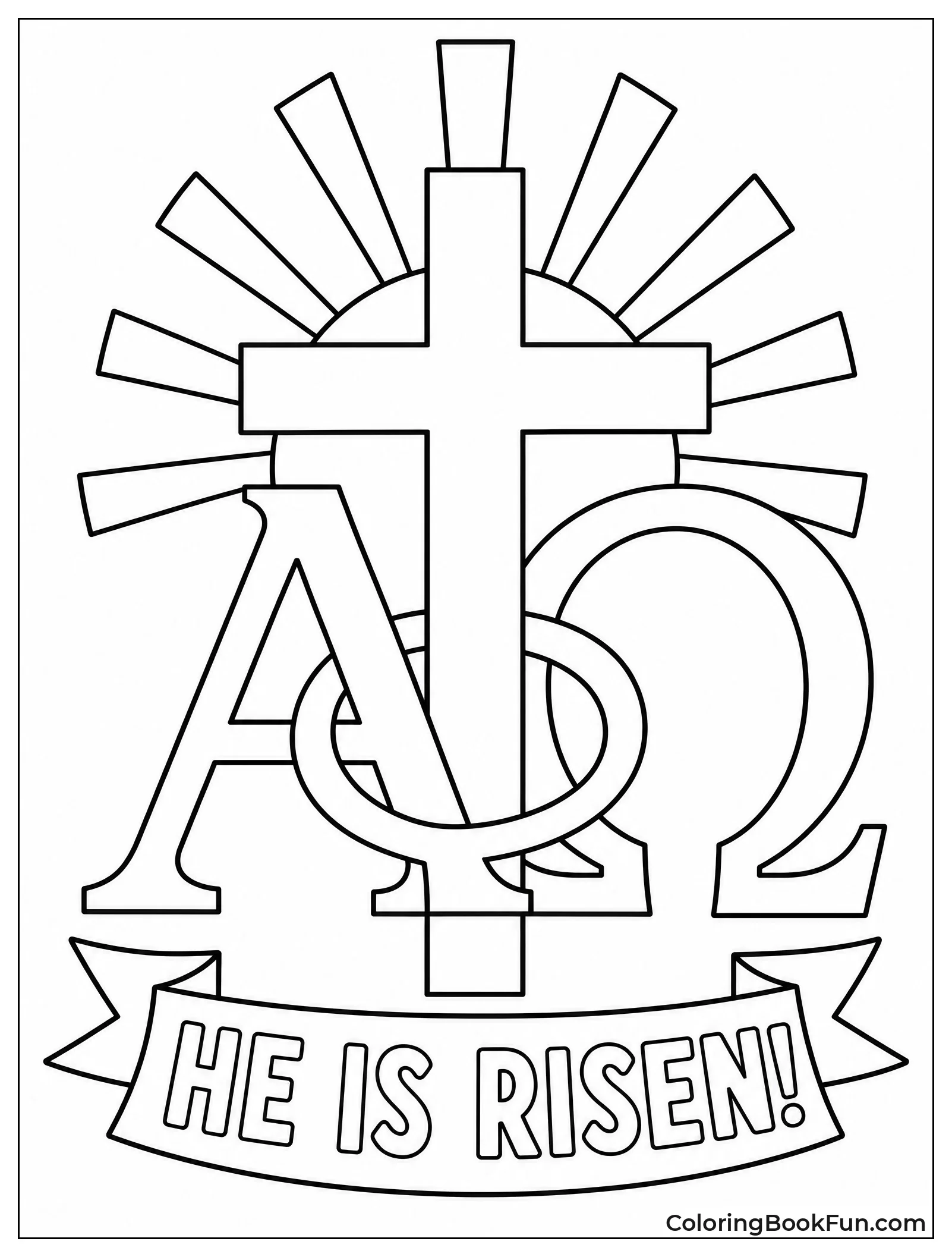 Alpha and Omega Shine with Sun