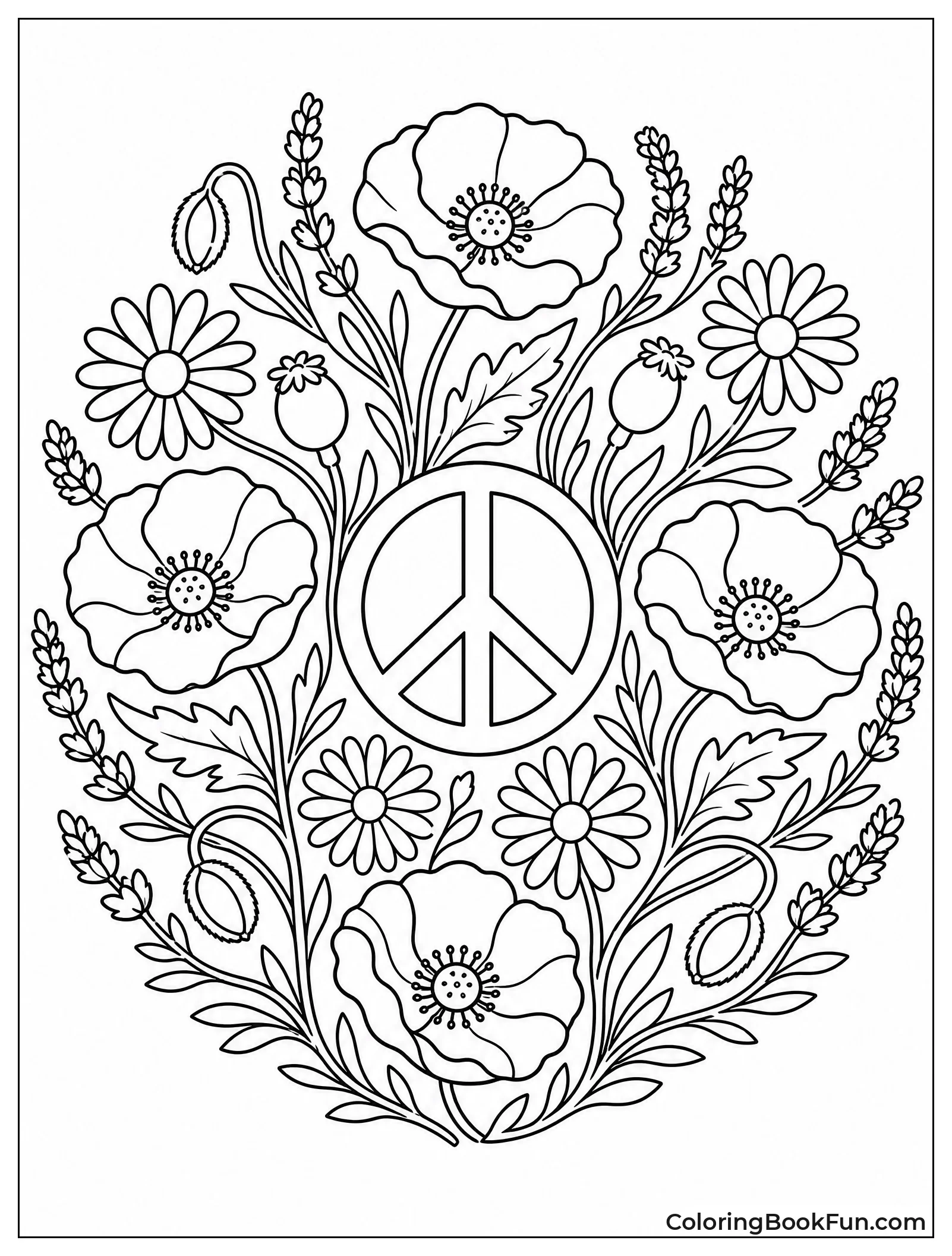 Wildflower Radial Design