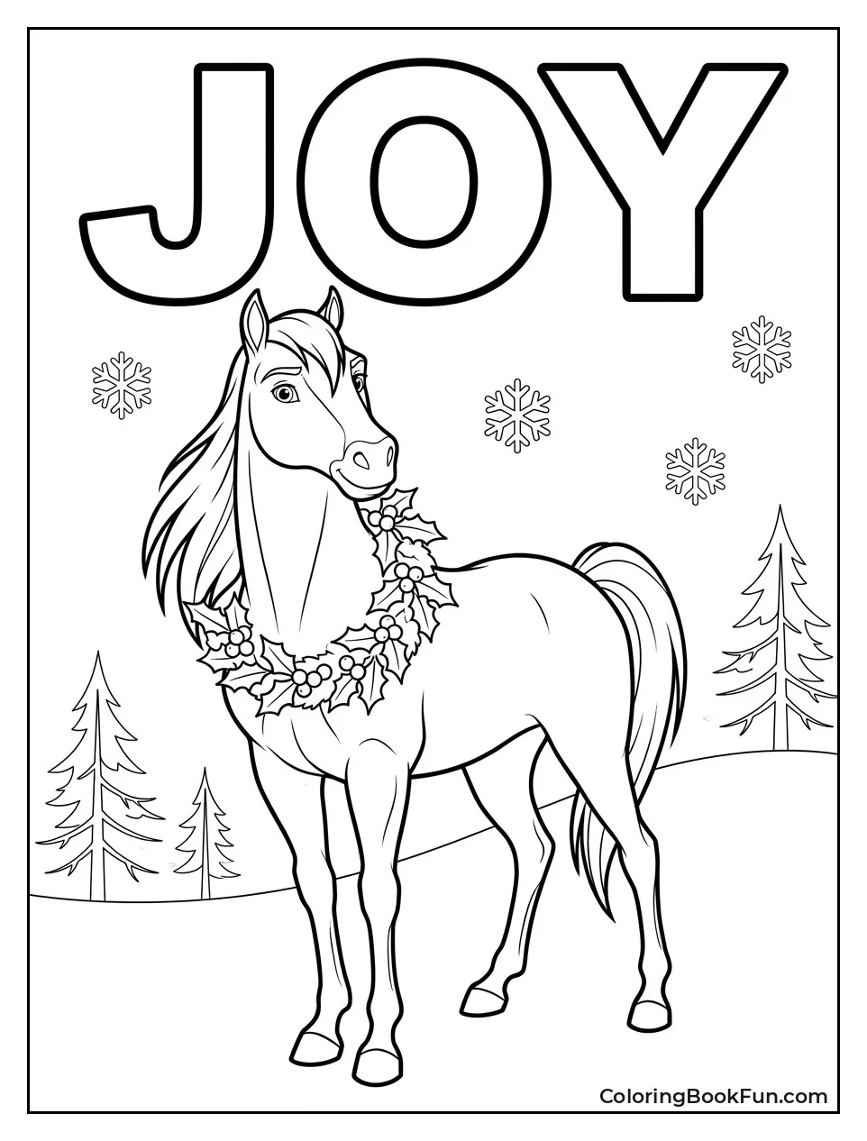 Spirit Wearing Holiday Wreath