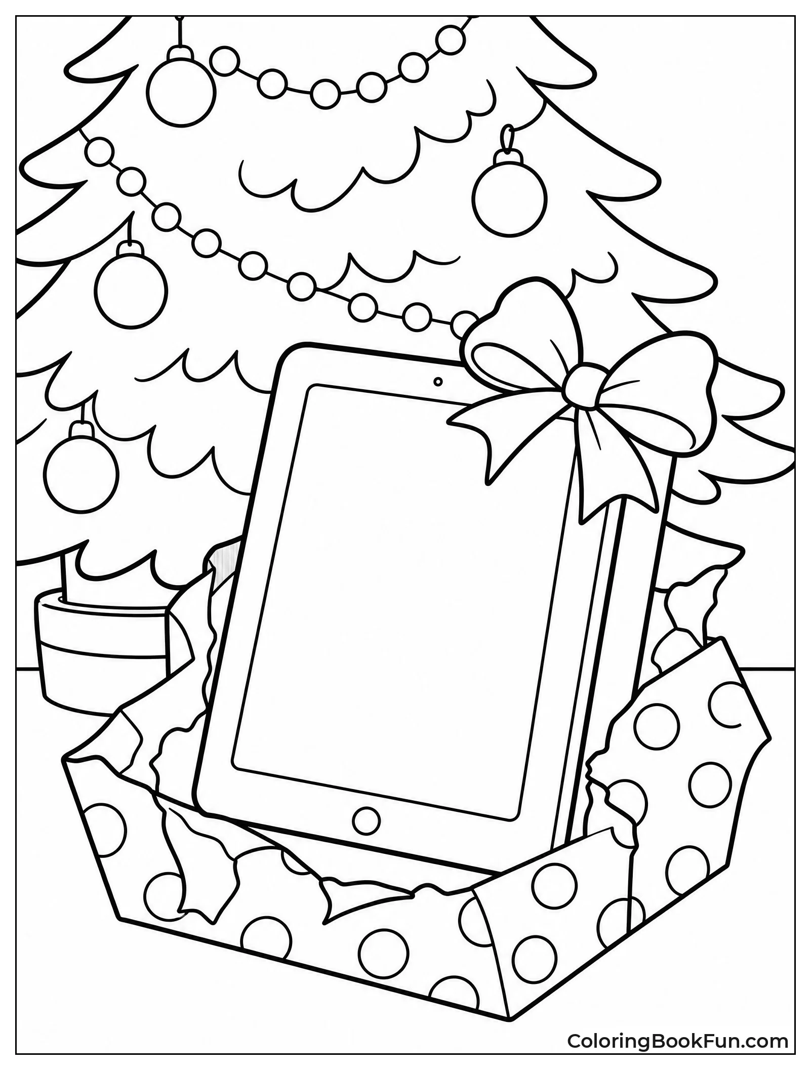 New iPad Sits Under Christmas Tree