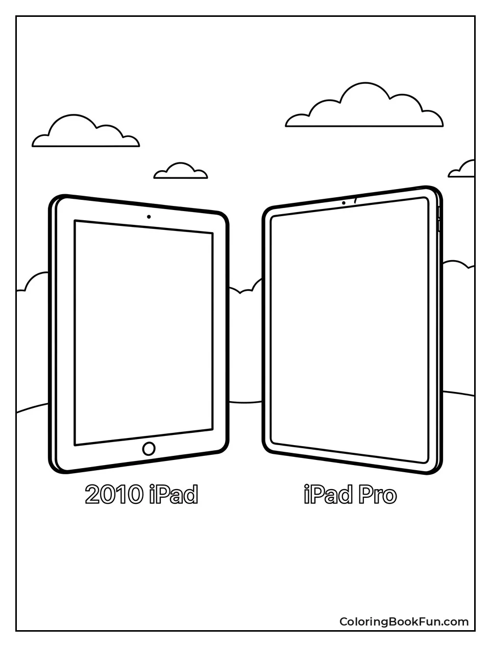 Old iPad Next to New One