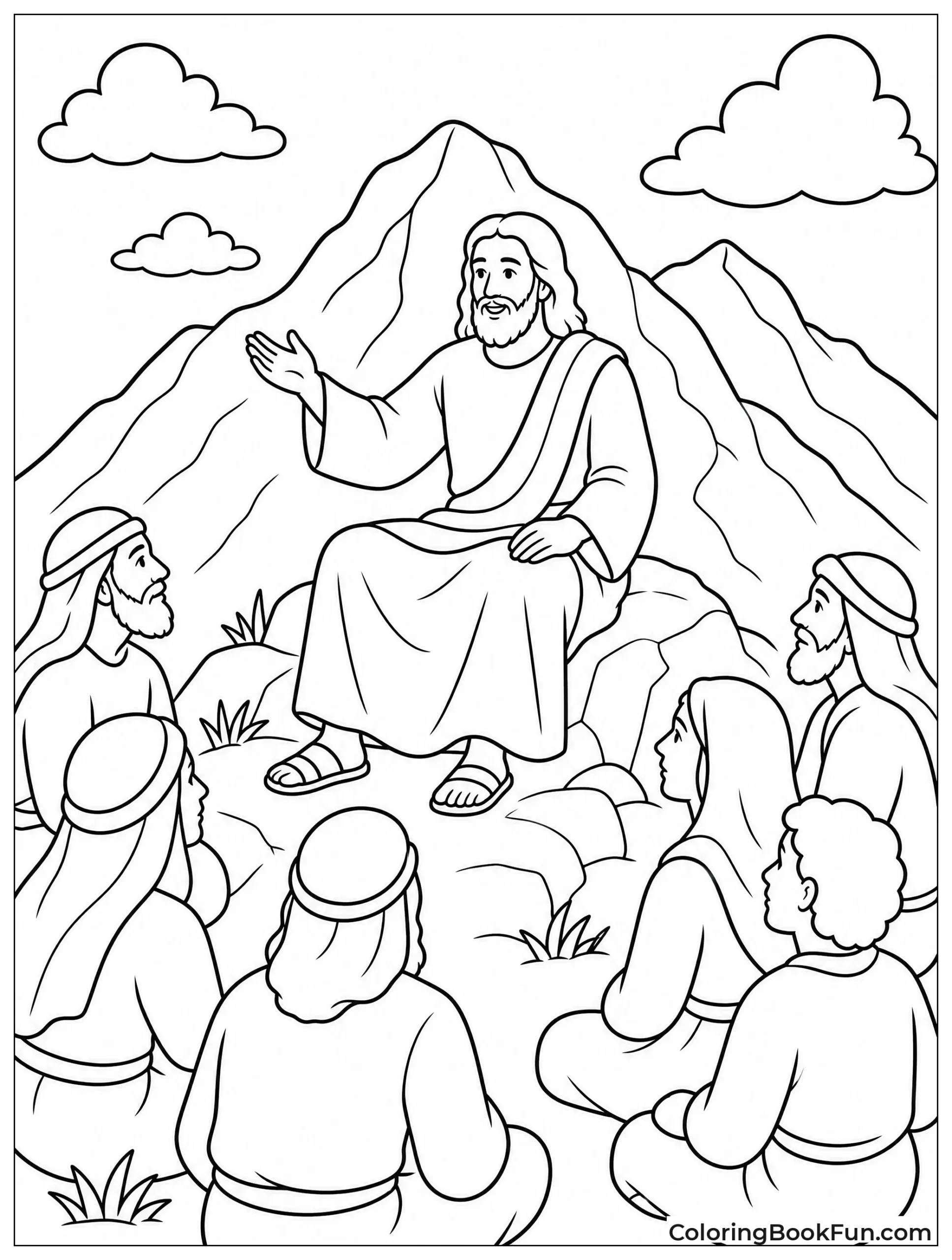 Jesus Speaks to His Followers