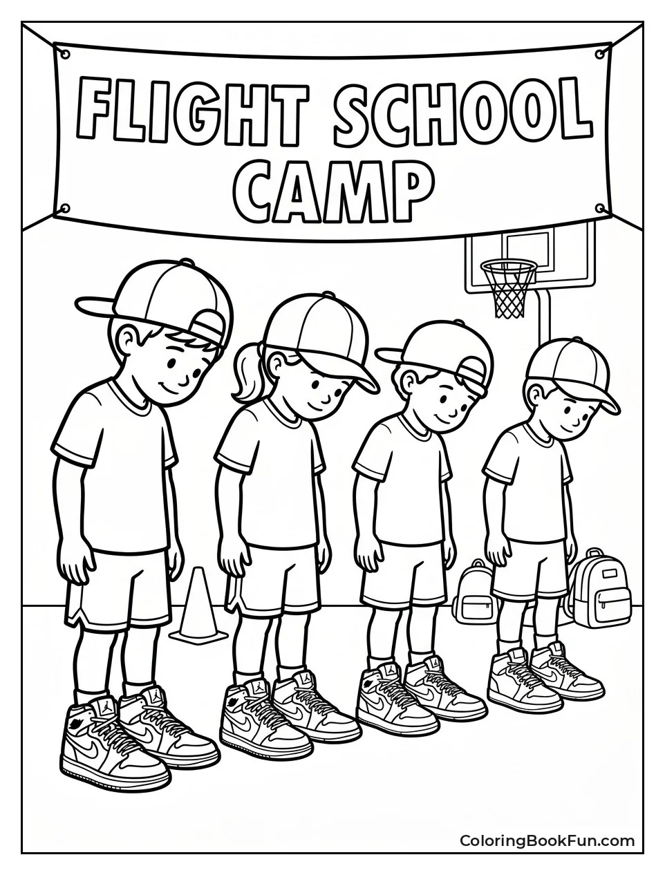 Kids at Flight School Camp