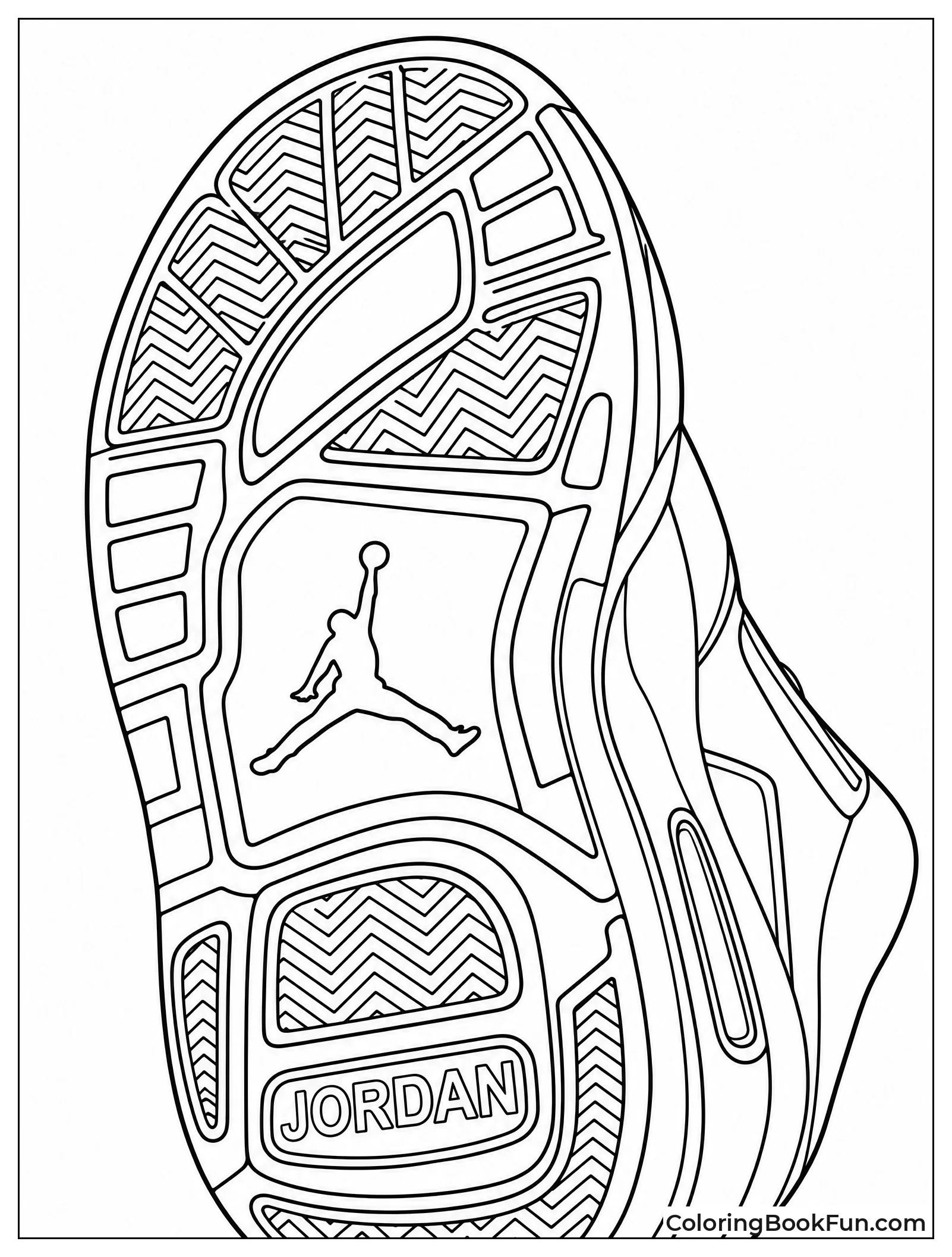 Close Up of Jordan Sole