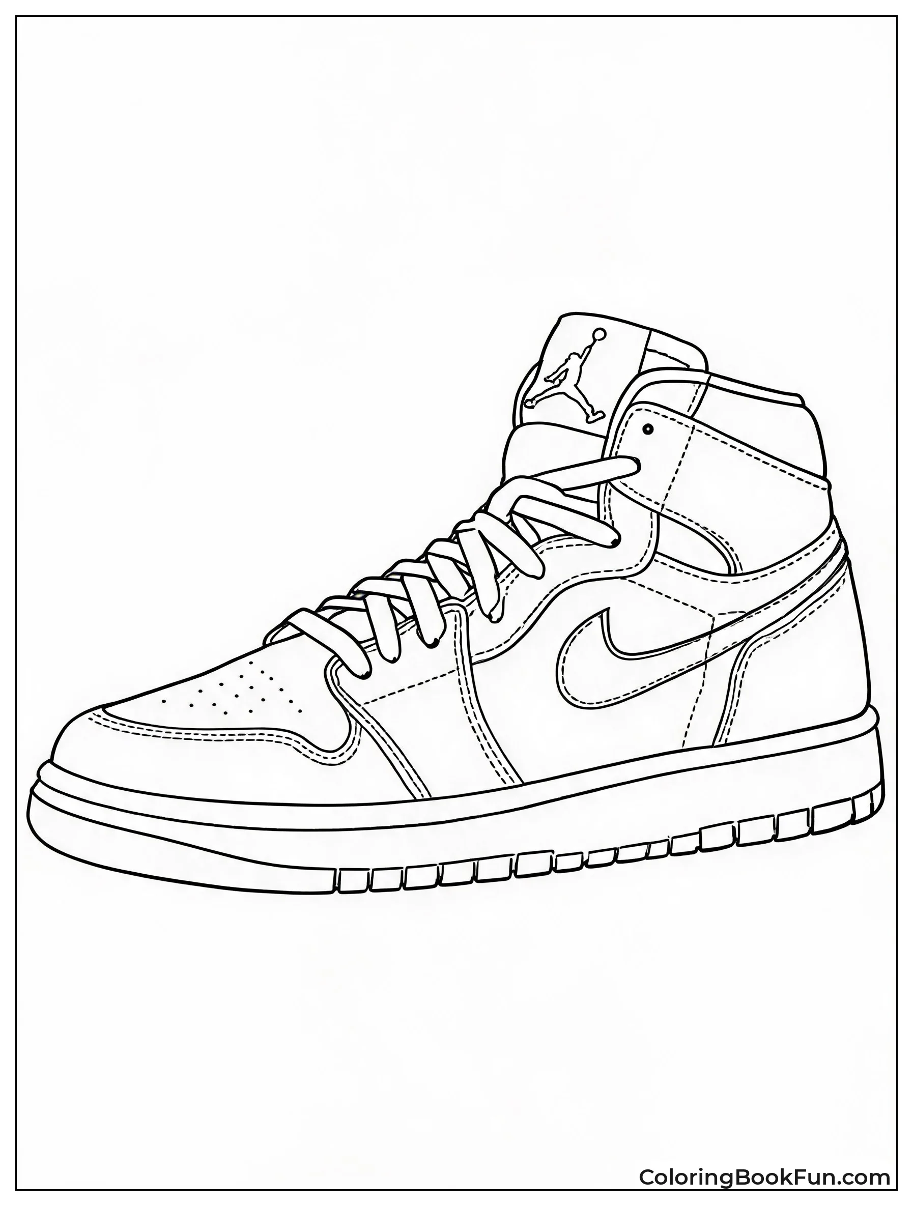 Color Block Jordan Sneaker