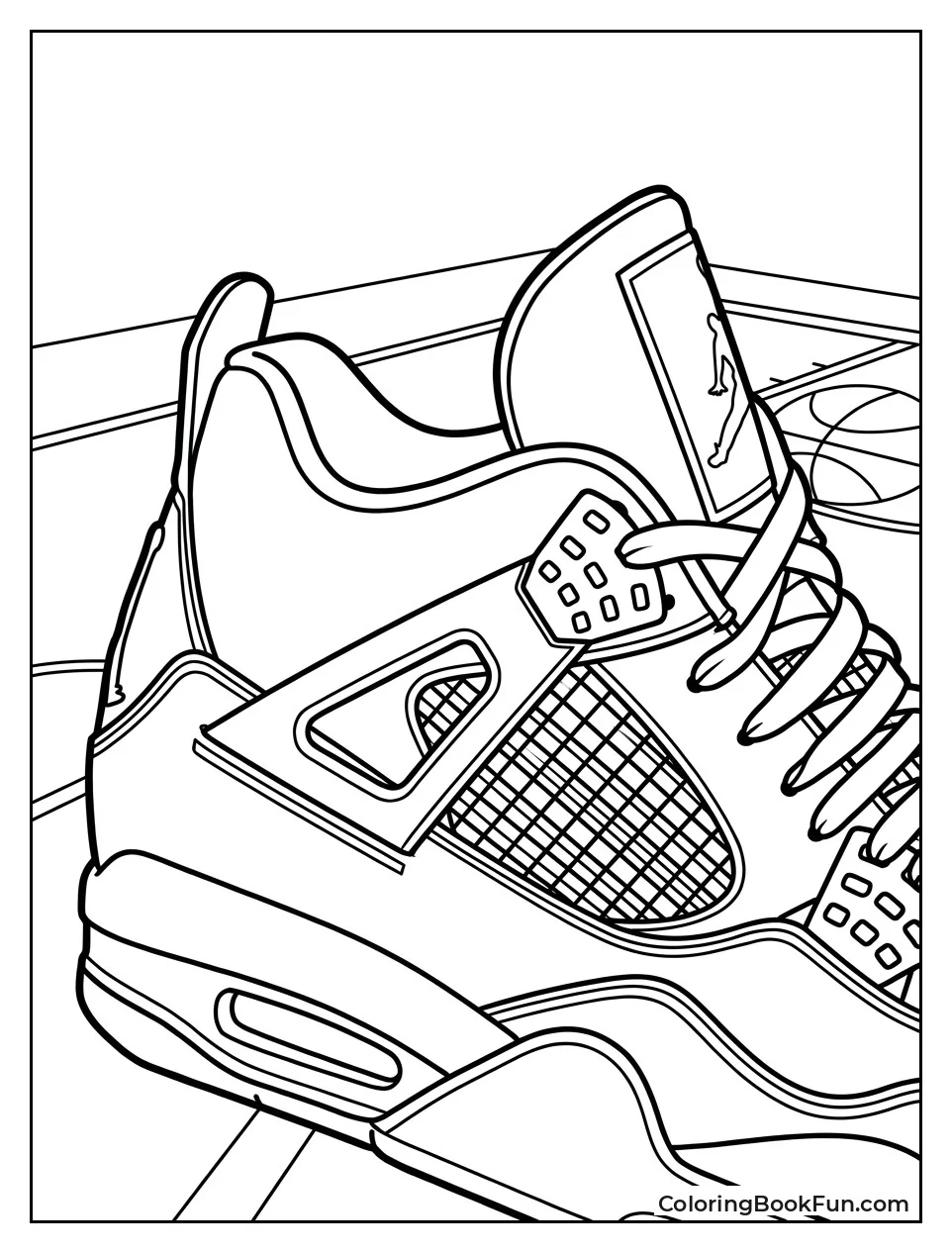 Retro Four with Mesh Detail