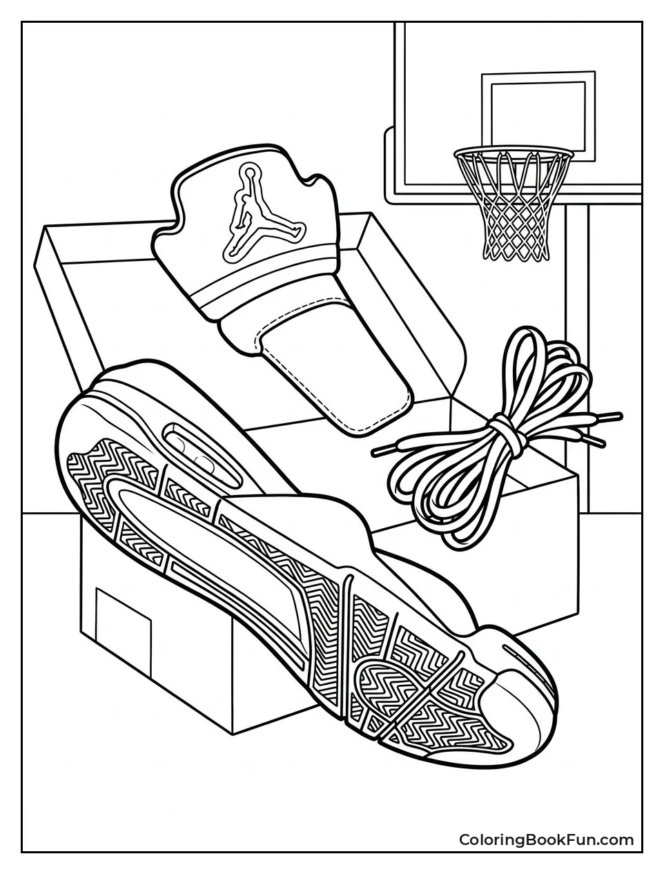 Deconstructed Jordan Sneaker Parts