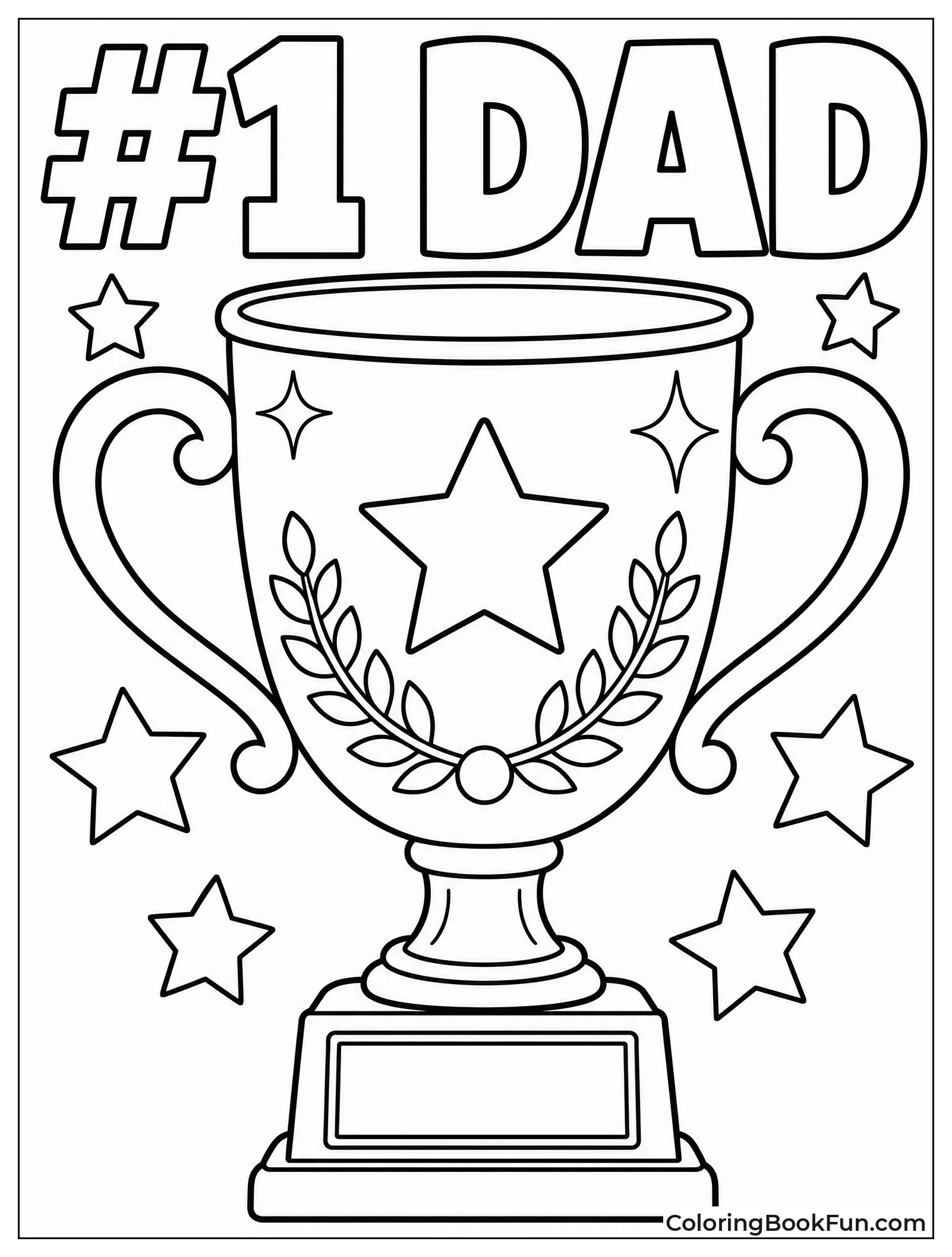 Shiny Trophy for Dad