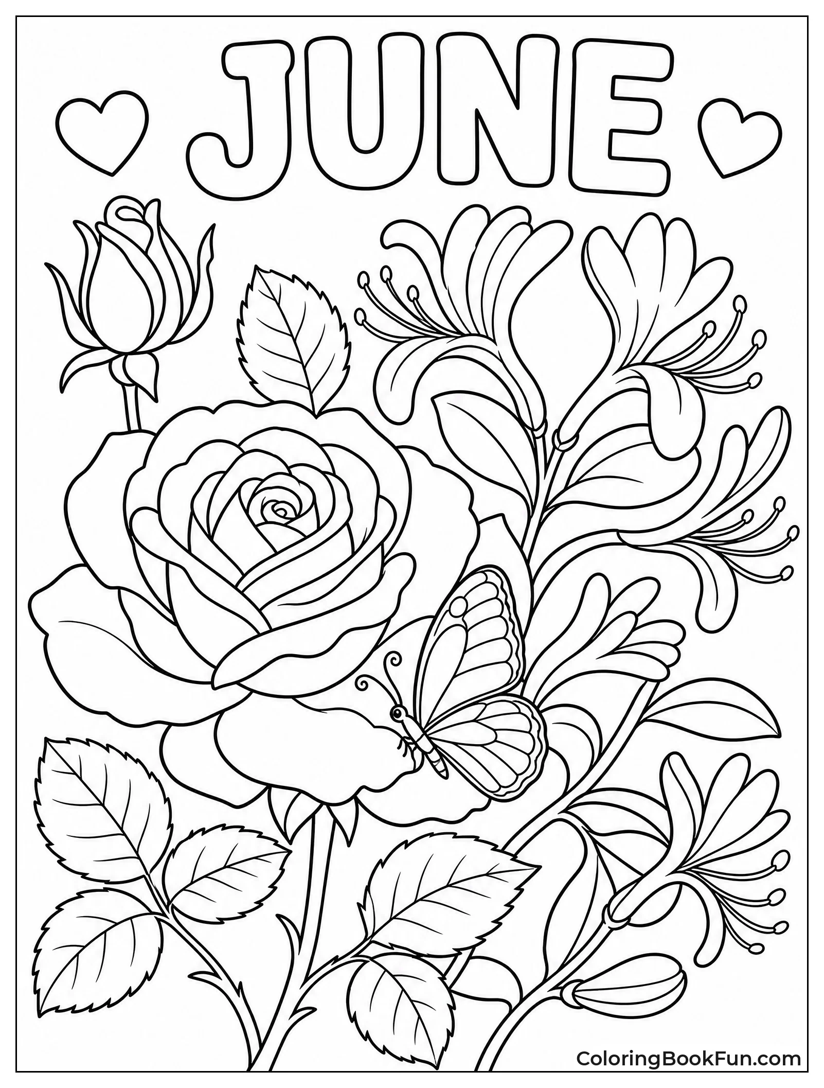 Roses Blooming in Garden
