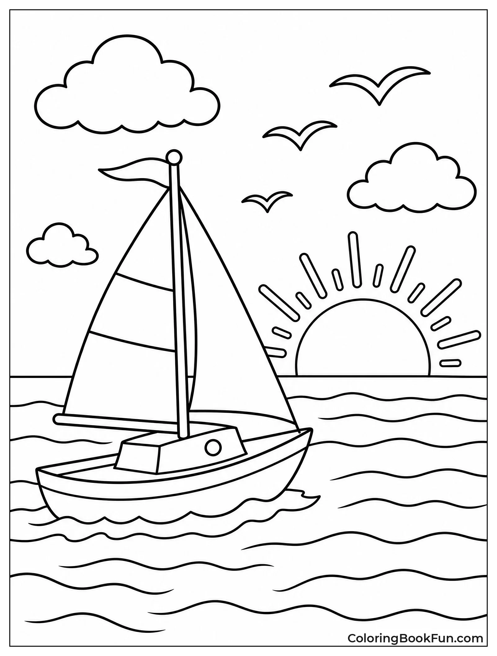 Sailboat on the Horizon