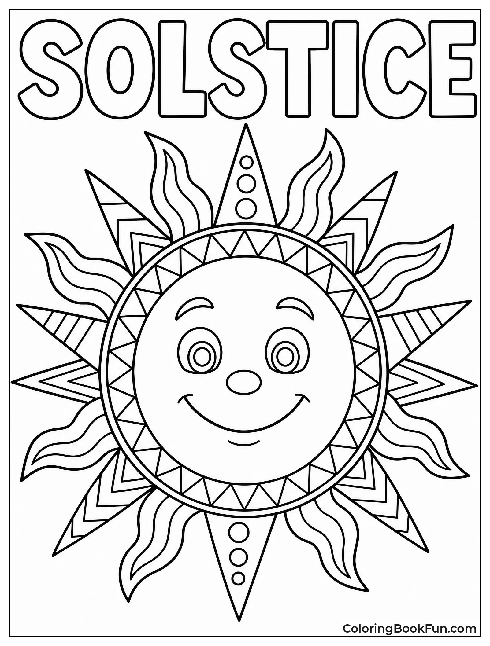 Smiling Sun for Solstice