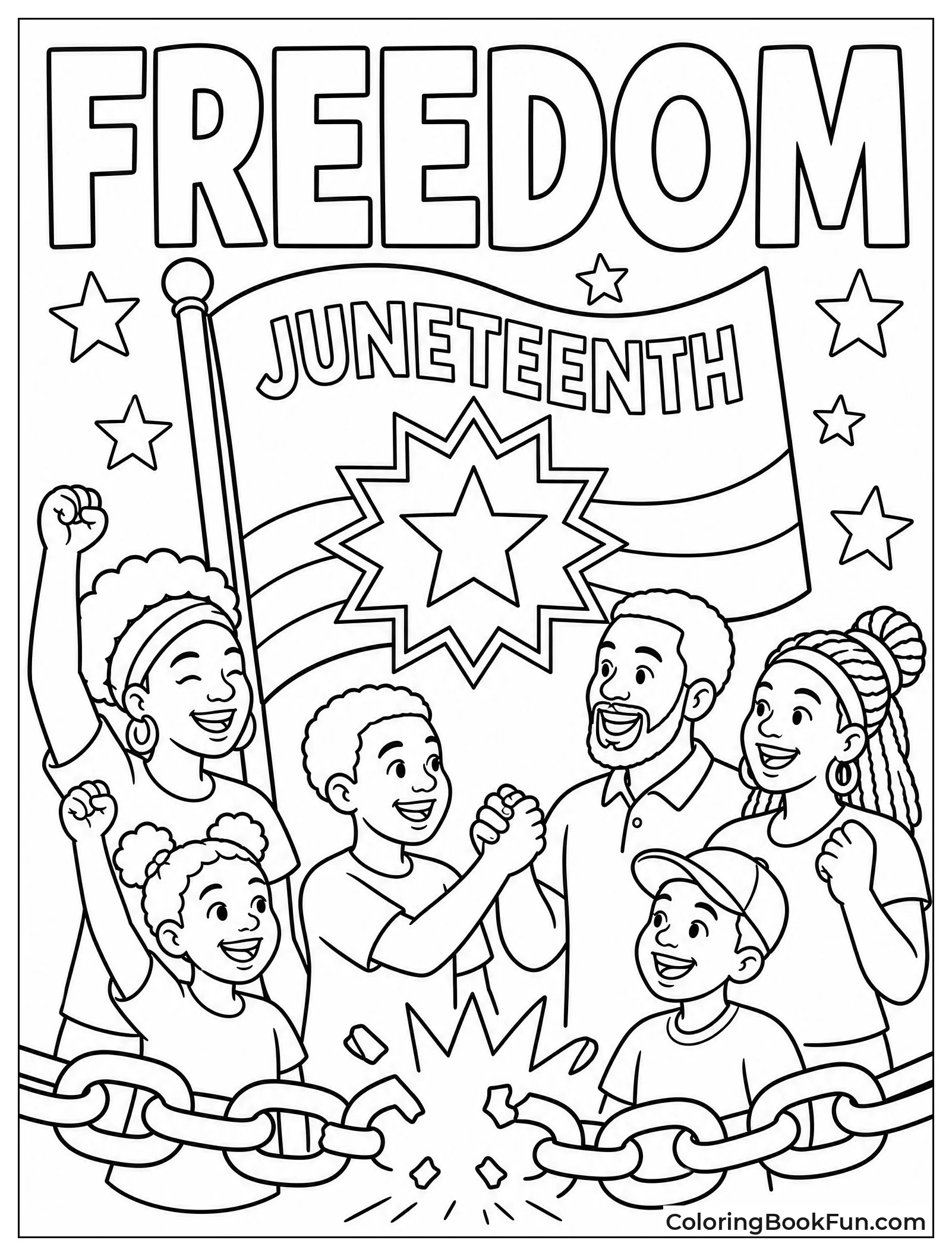 People Celebrating Juneteenth