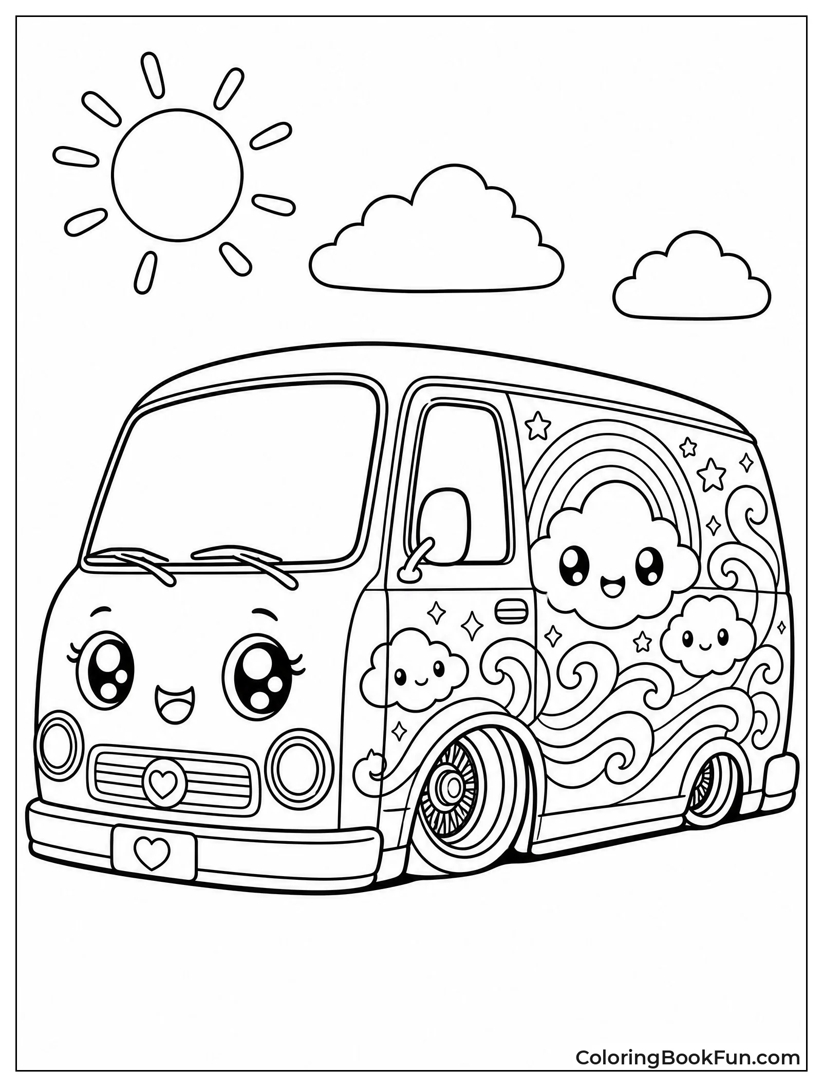 Kawaii Van Sits Very Low