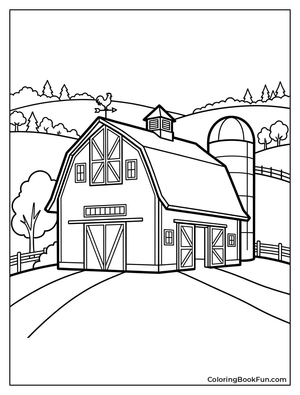 Large Barn in Rolling Hills