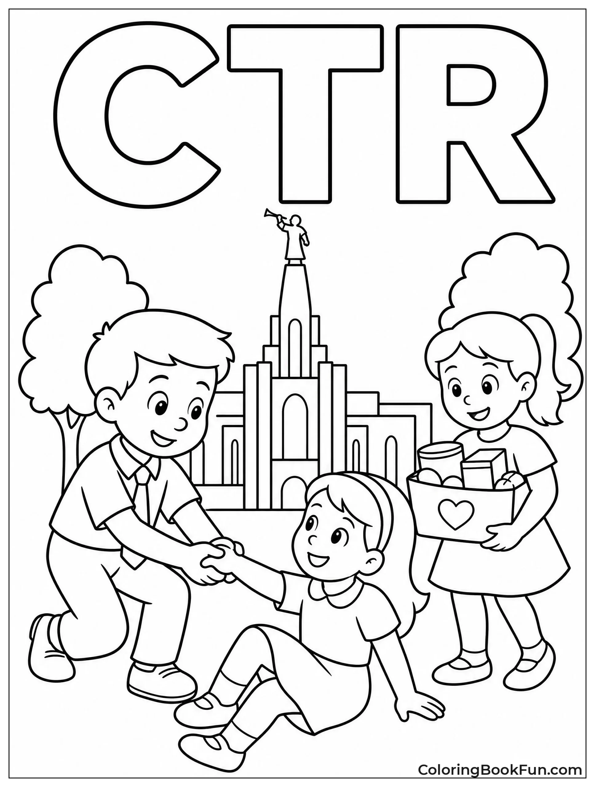 Child Helping a Friend