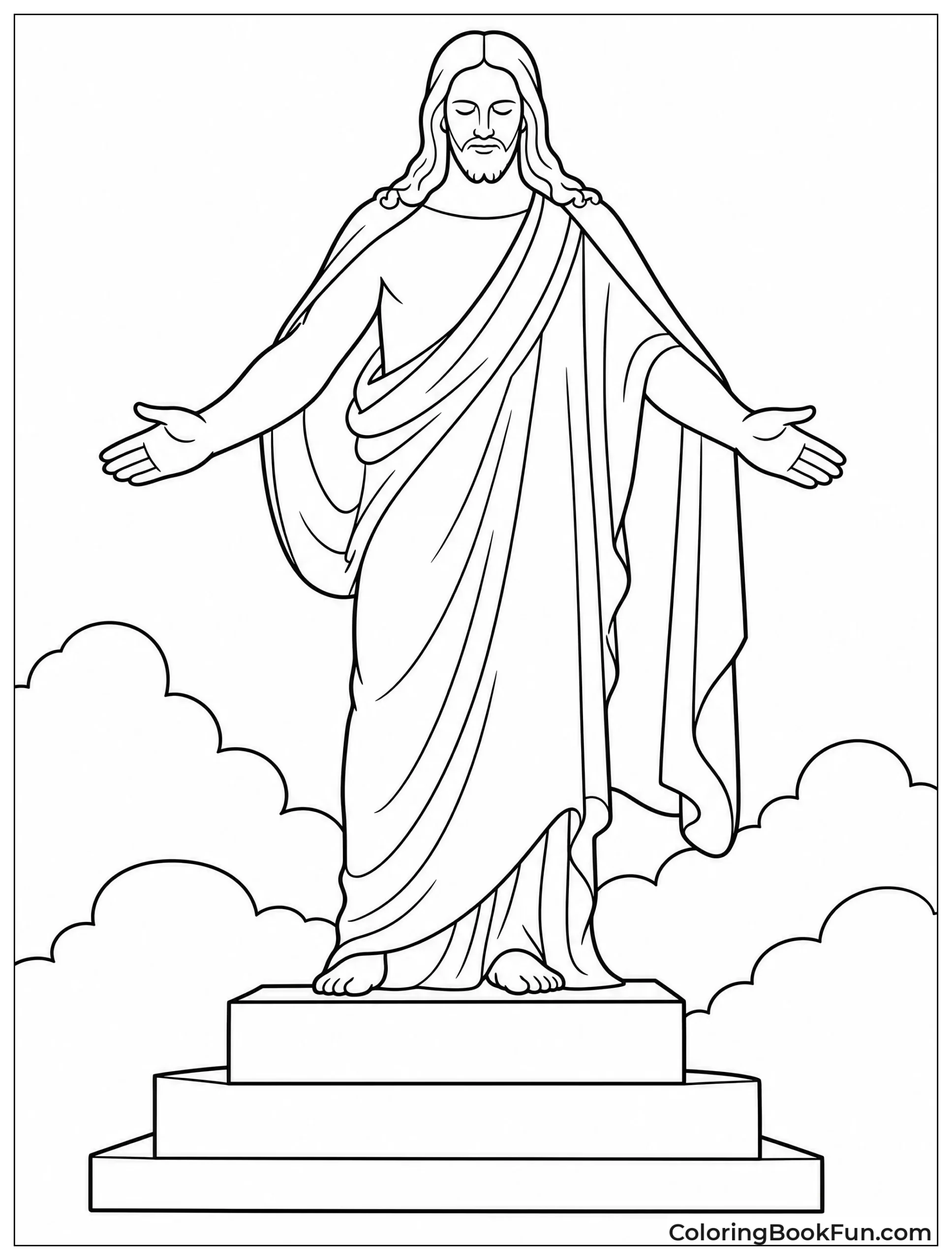 Christus Statue with Open Arms