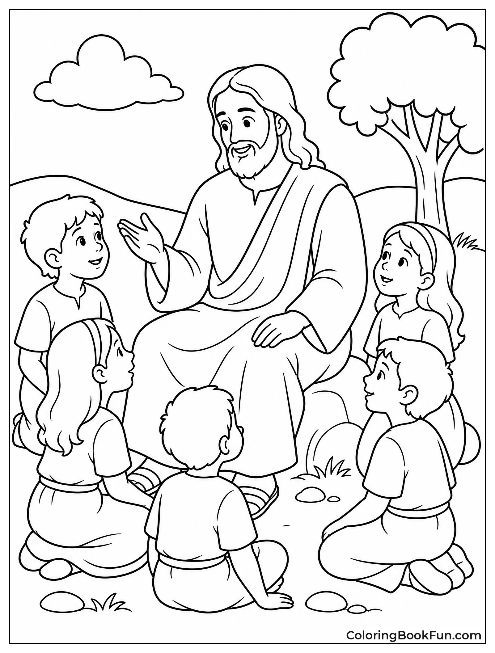 Jesus Teaching the Children