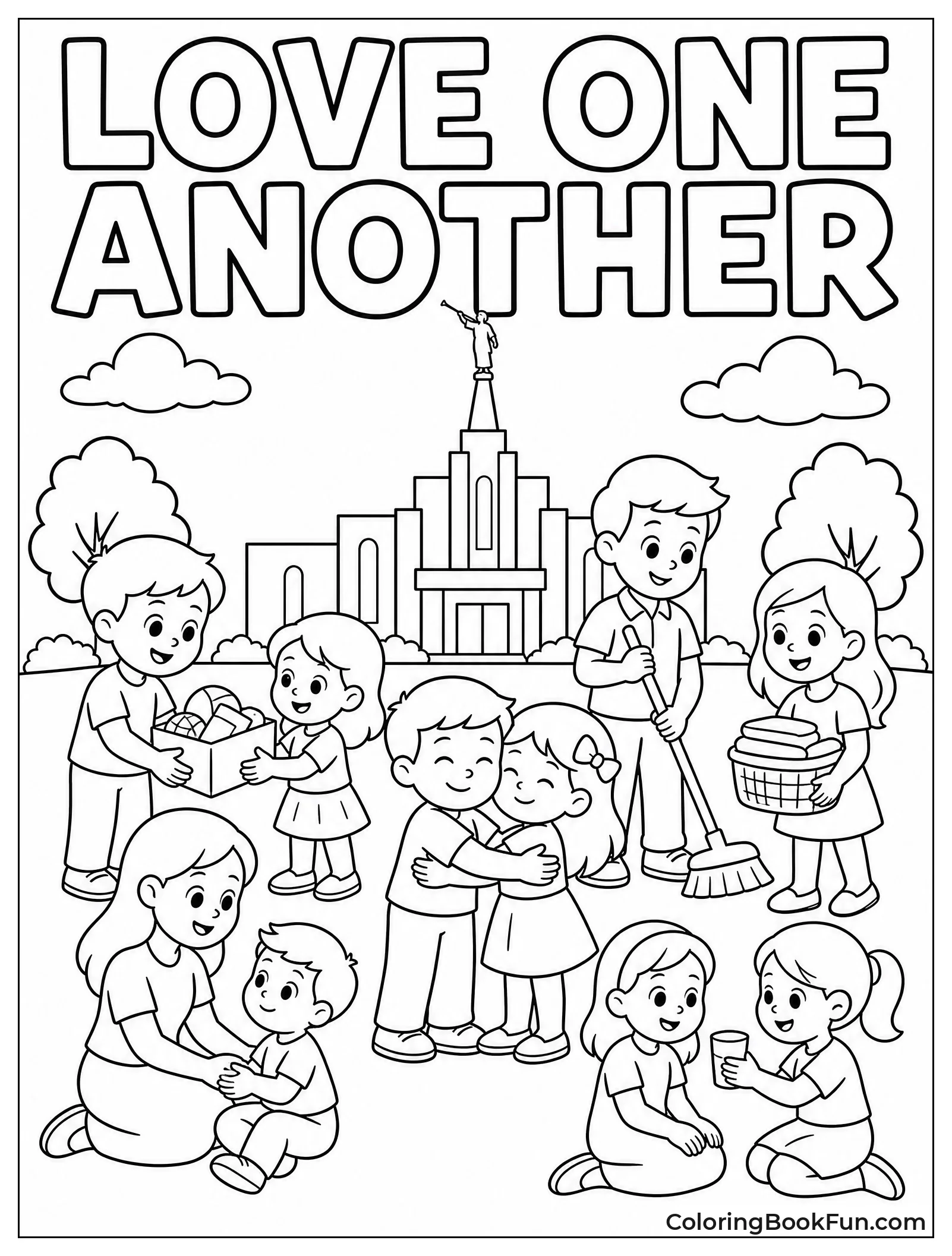 Kids Sharing Toys Happily