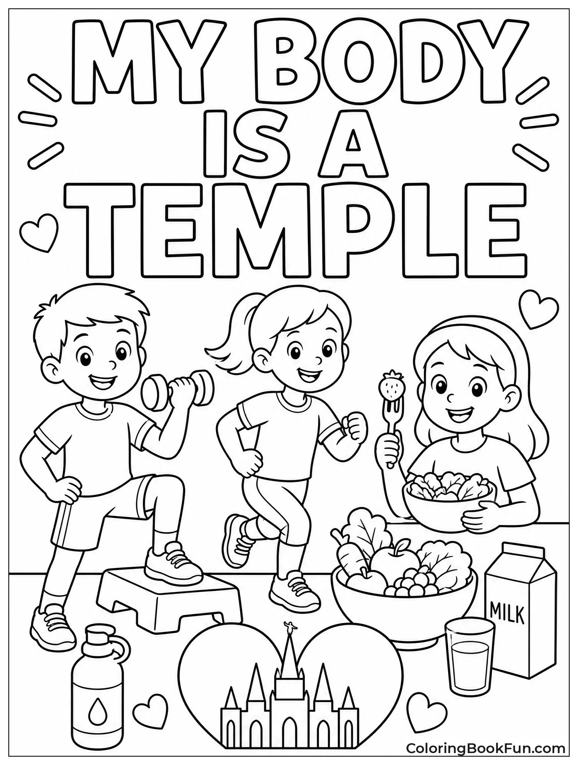 Kids Eating Healthy Food
