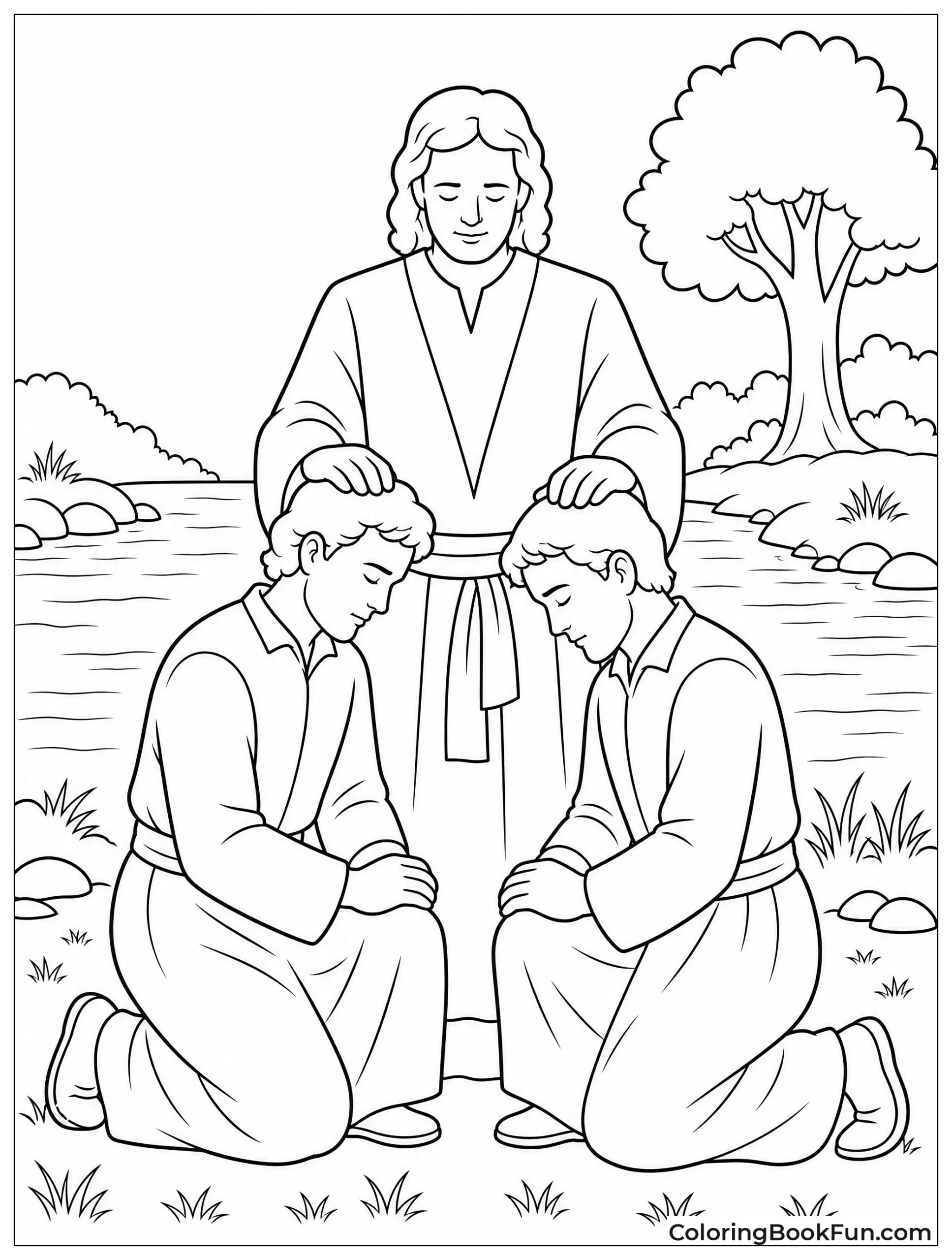 Joseph Receiving the Priesthood