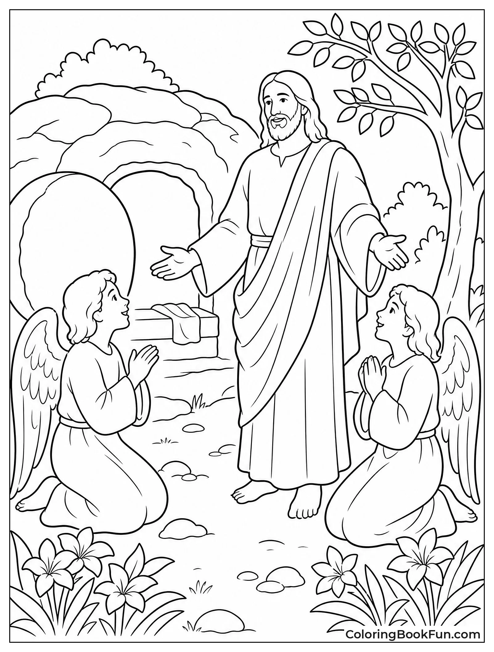 Empty Tomb on Resurrection Morning