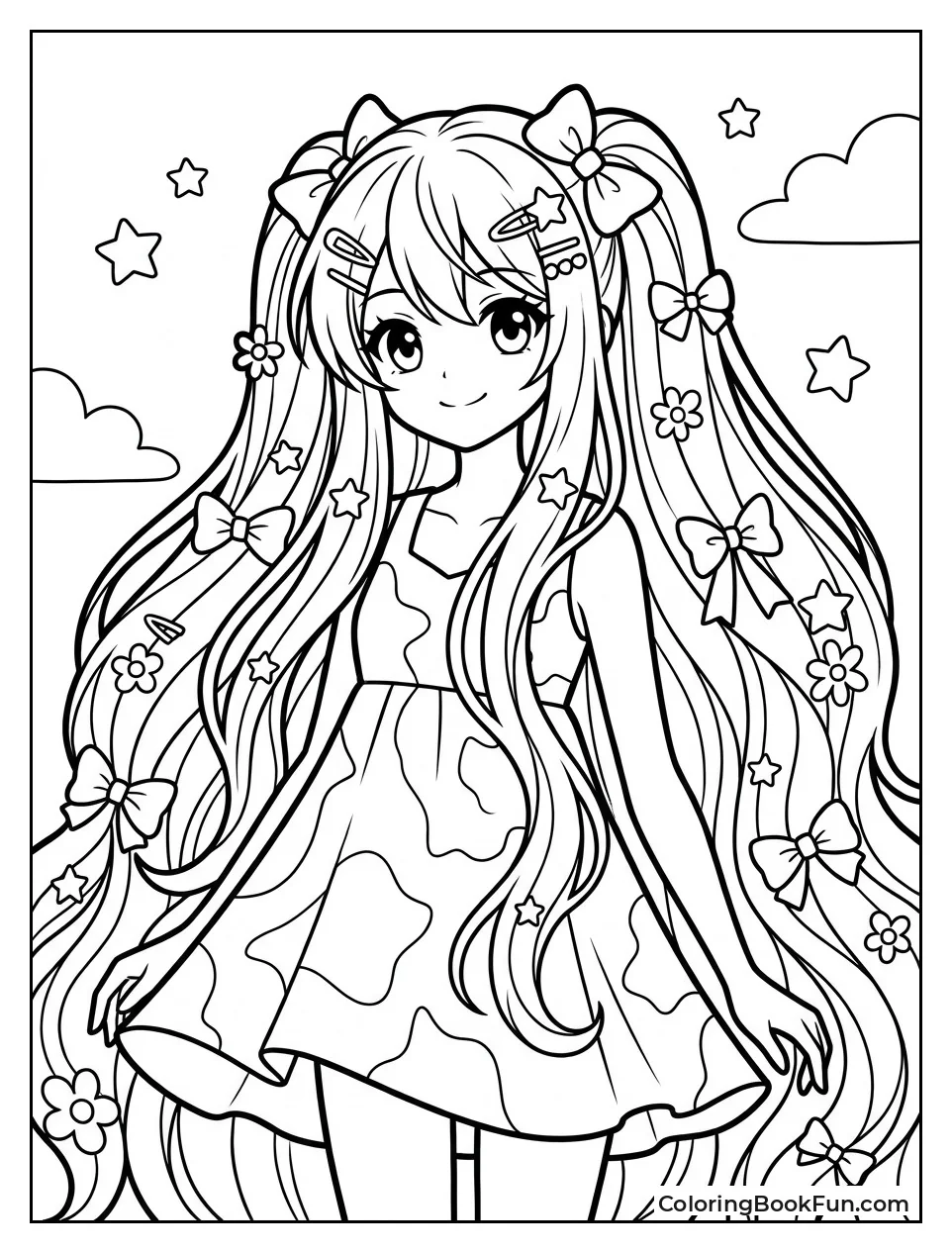 Hair Shines with Pretty Clips