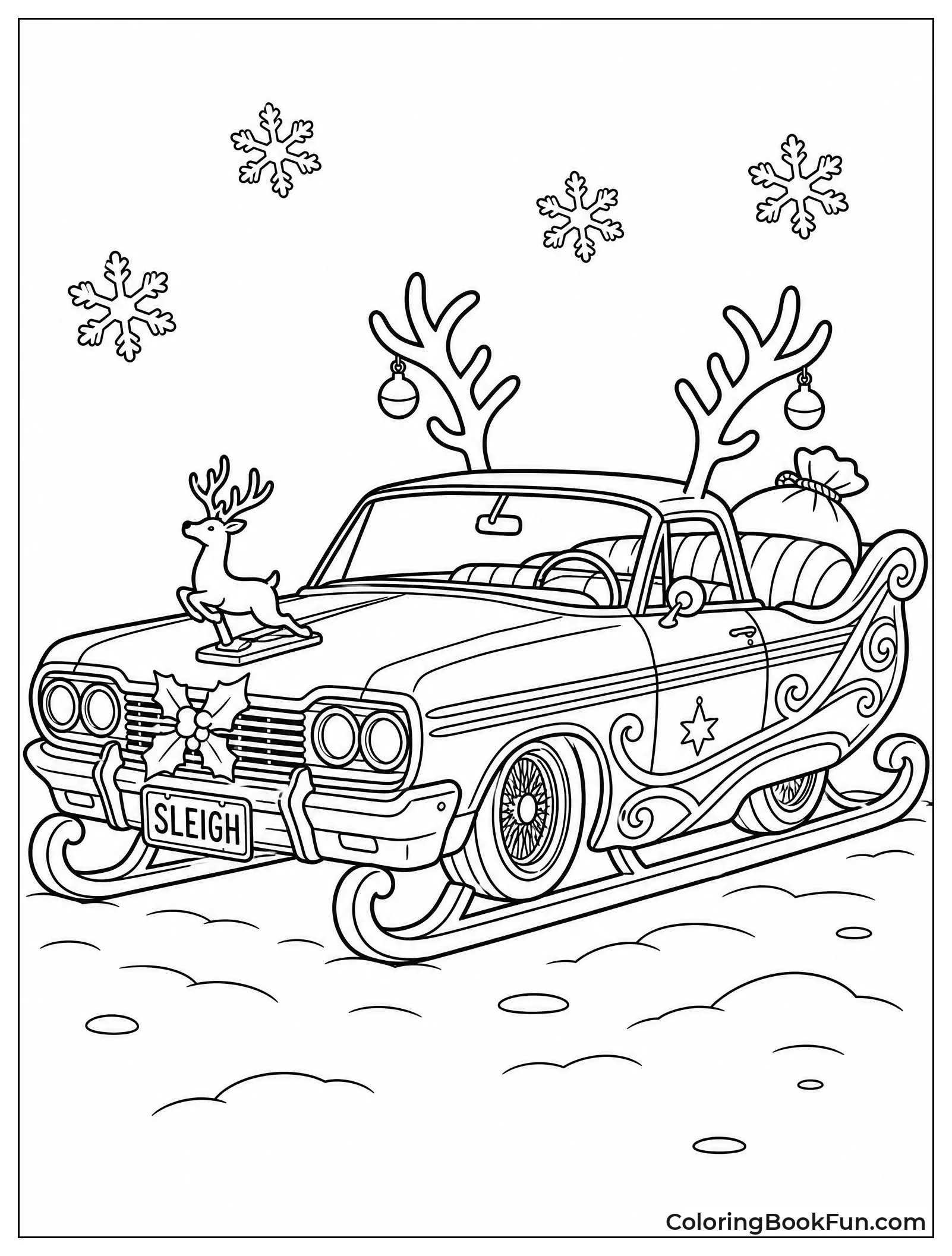 Lowrider Looks like Holiday Sleigh