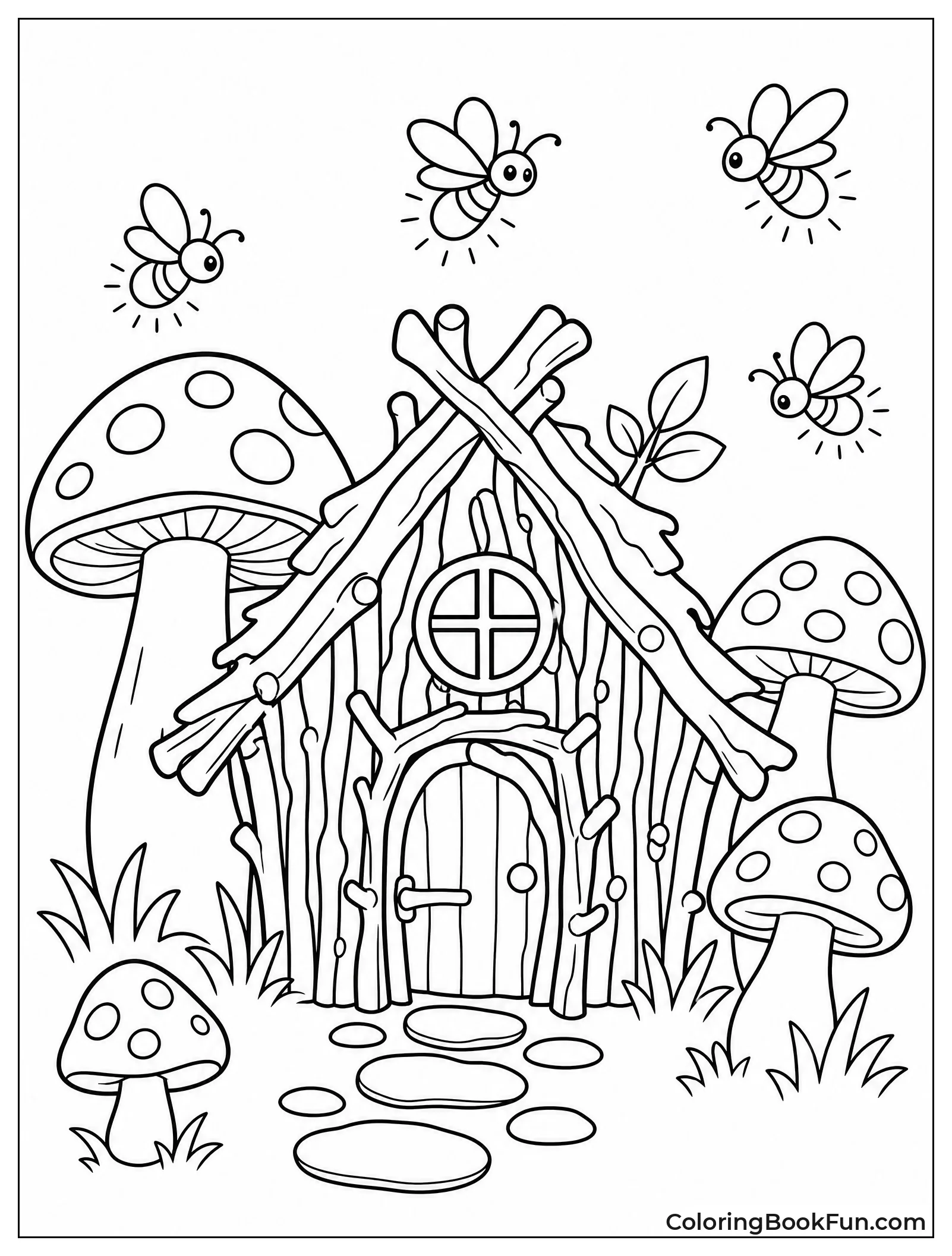 Tiny Fairy Cabin in Forest