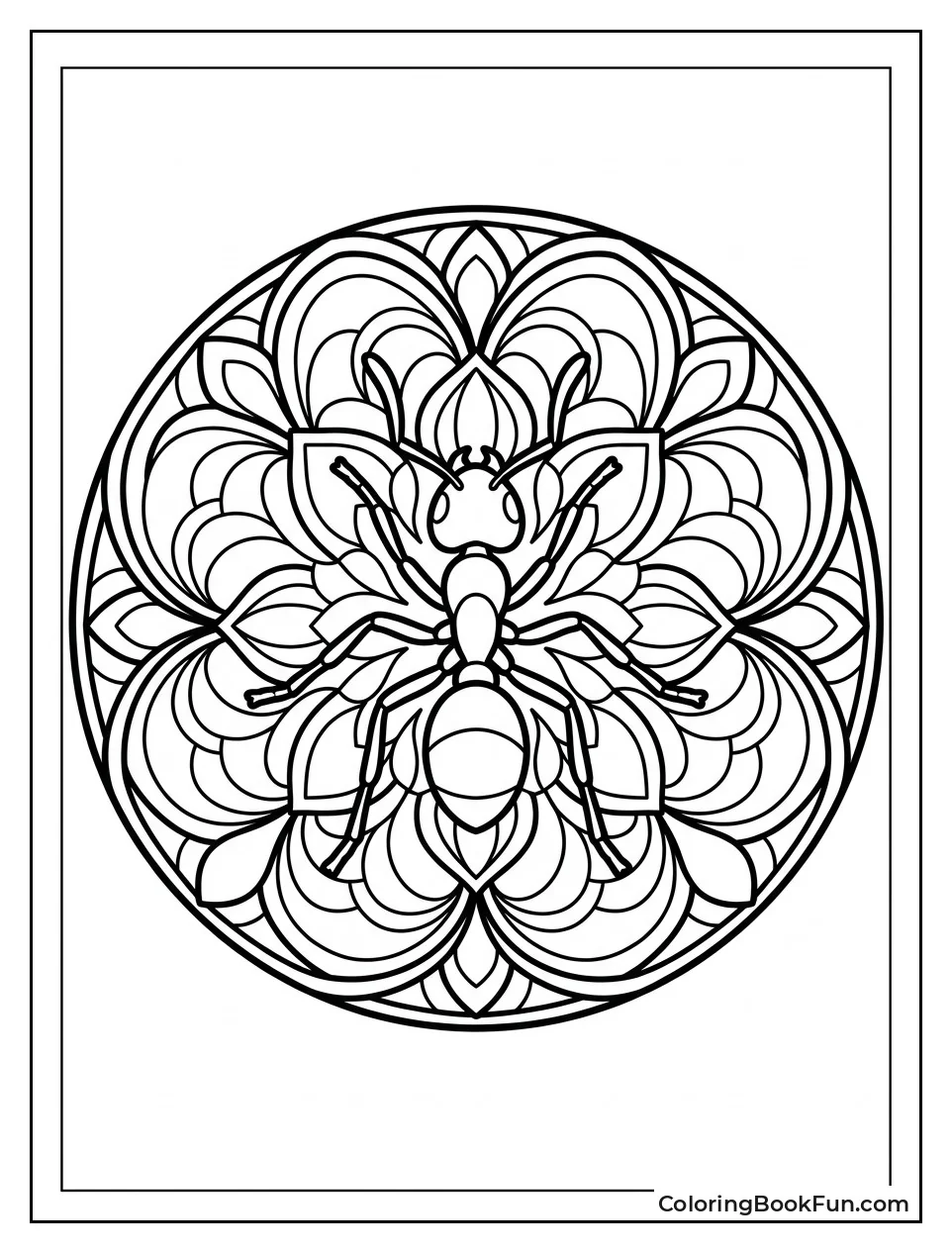 Mandala Design with Ant