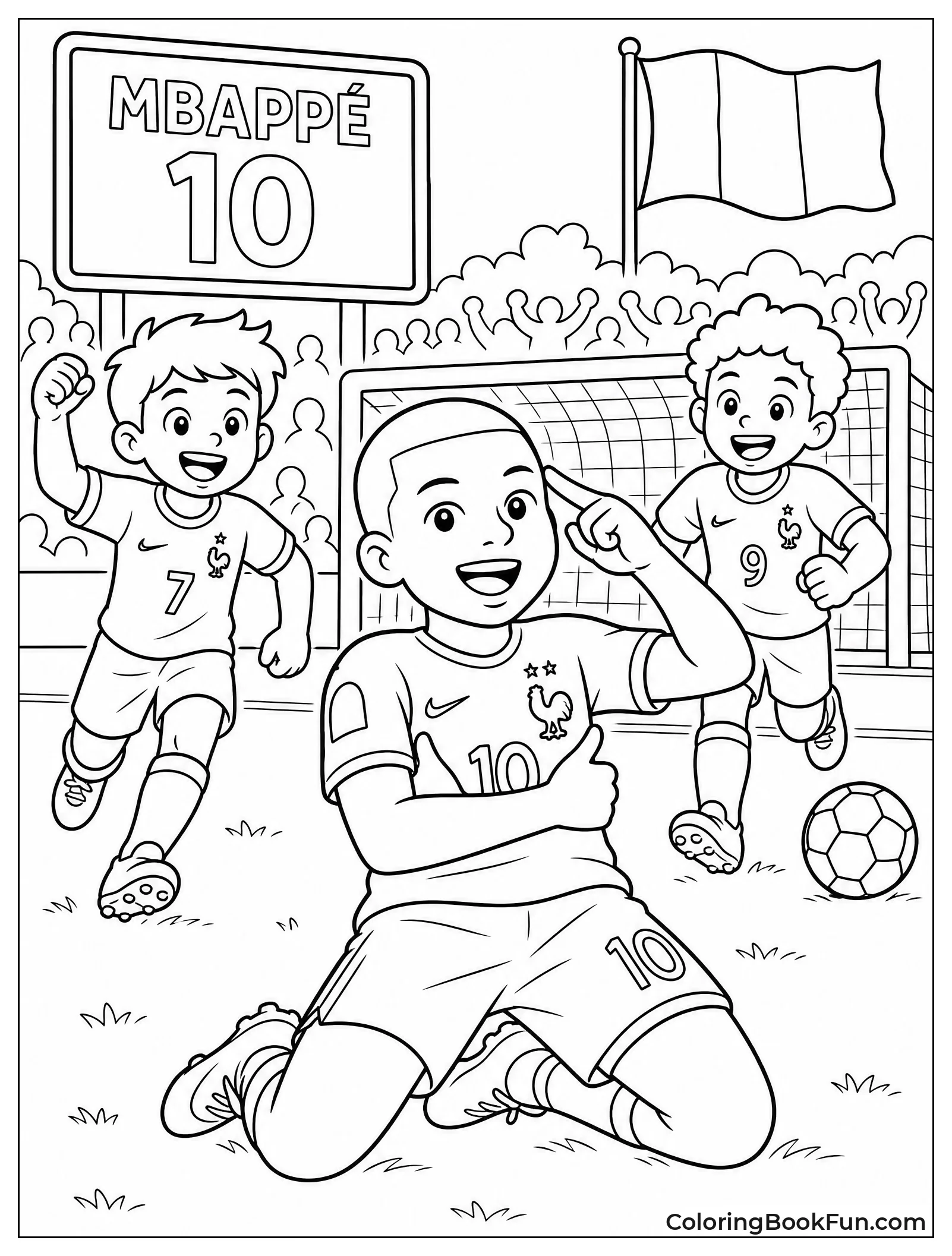 Kids Playing Soccer Like Mbappé