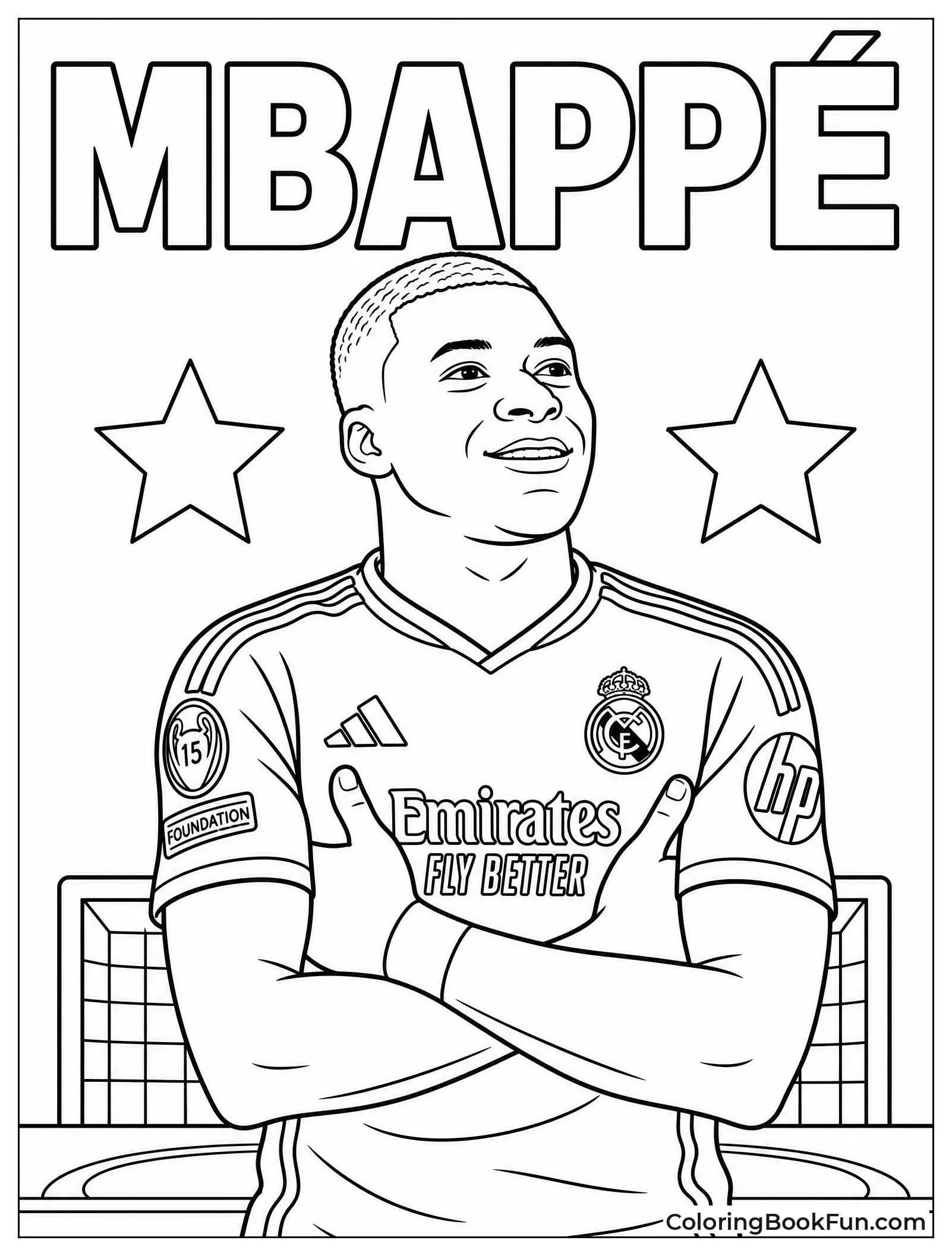 Mbappé Doing His Signature Celebration