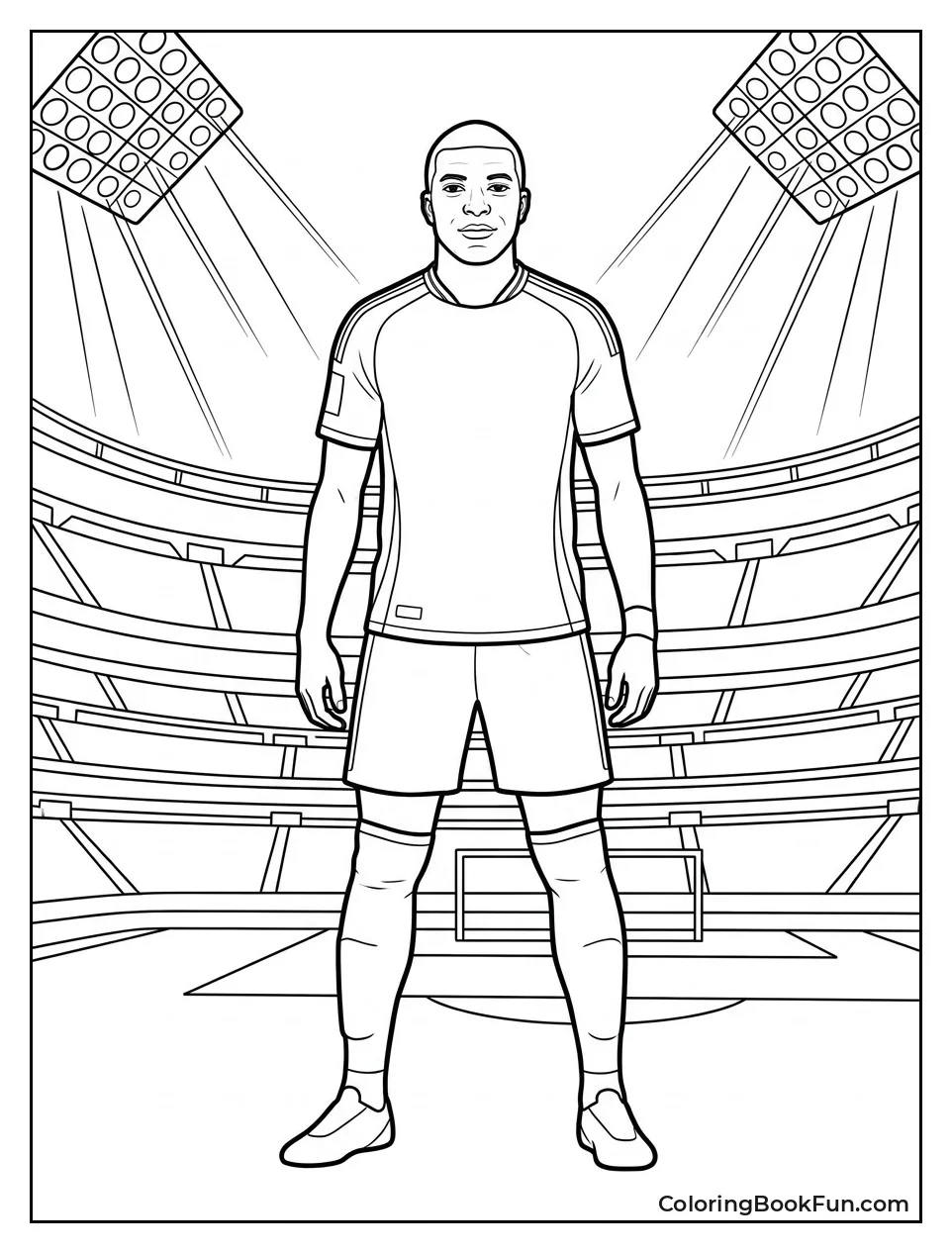 Mbappé In Real Madrid Kit At Bernabéu