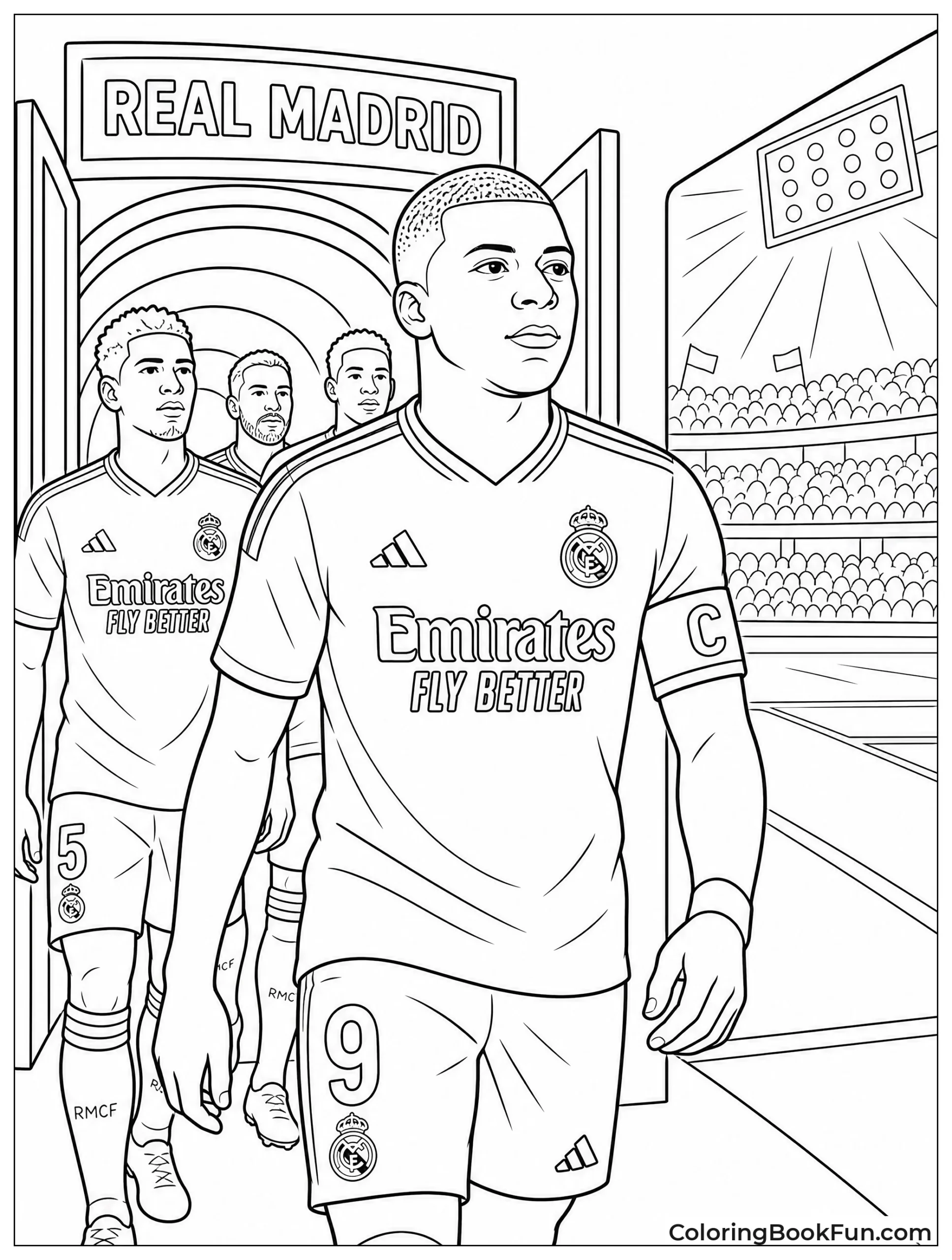 Mbappé Walking Out Of The Tunnel