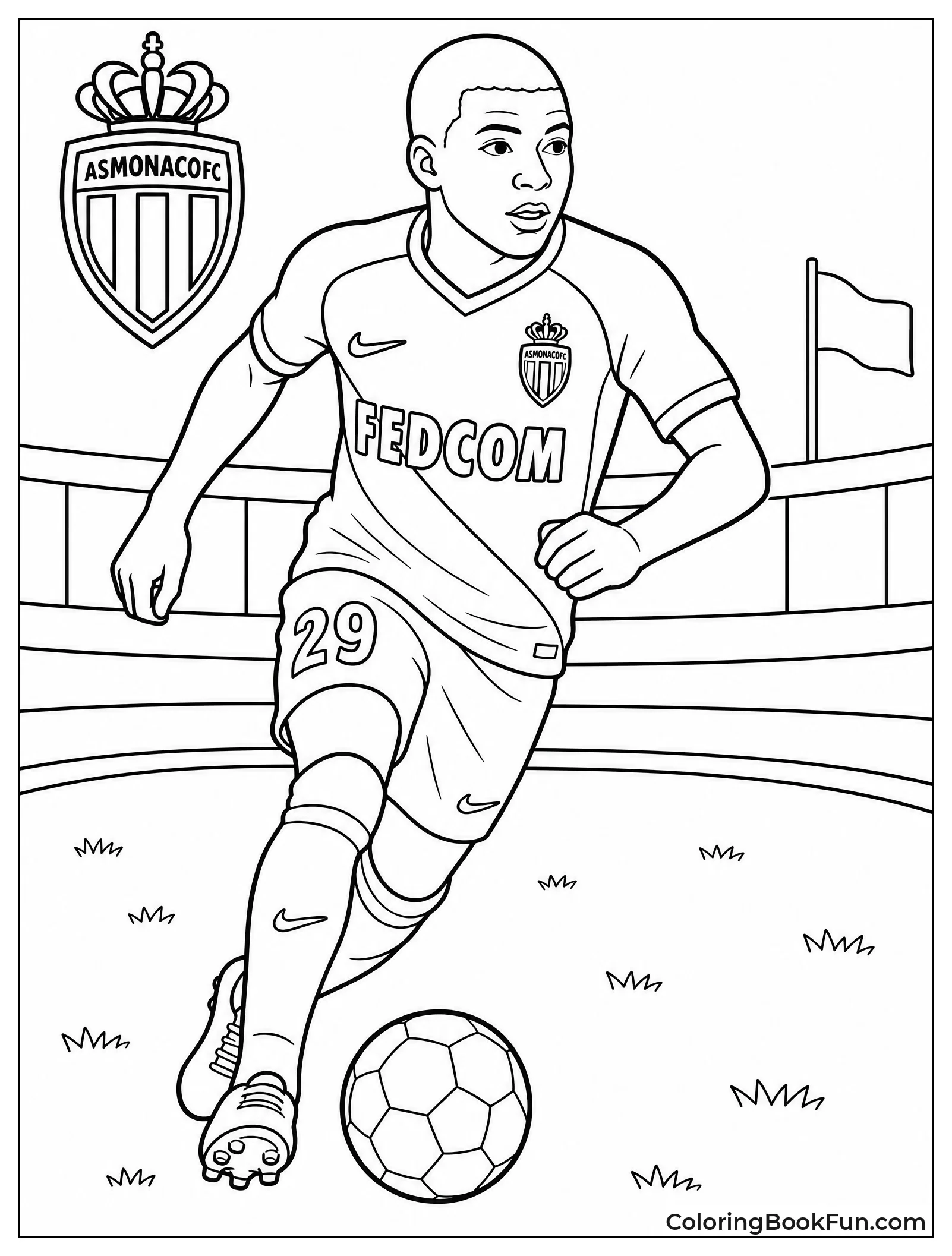 Young Mbappé Running With The Ball