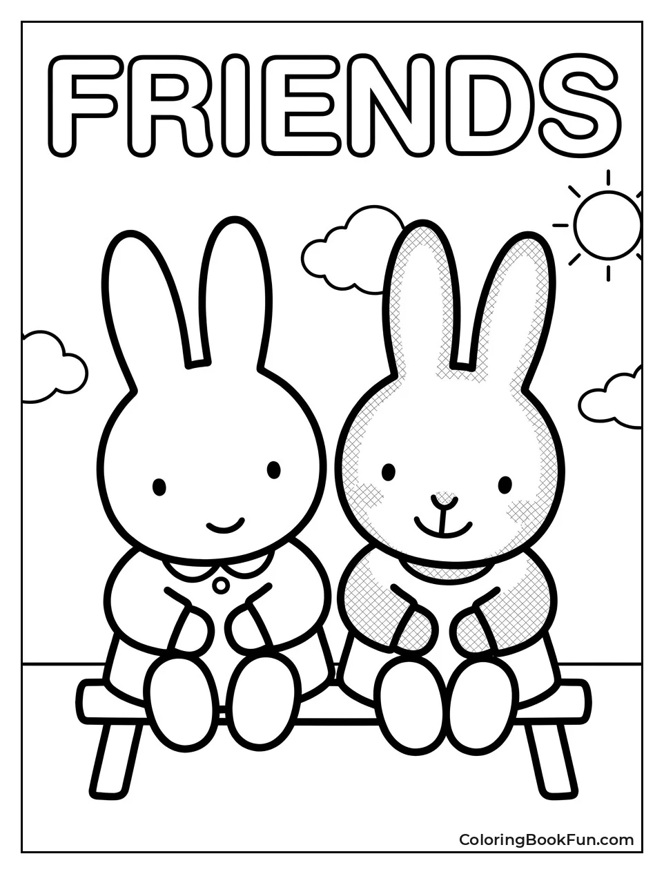 Miffy Sitting with Melanie