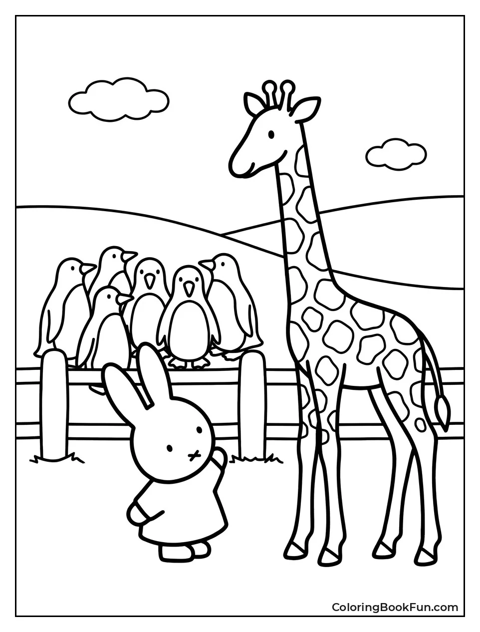 Miffy at Zoo Seeing Animals
