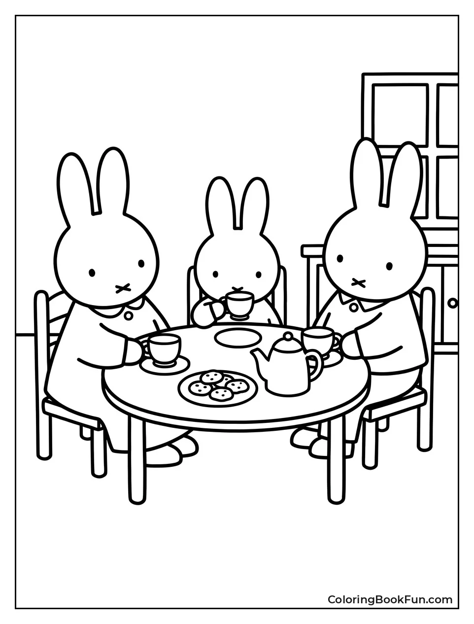 Family Enjoying Tea Time
