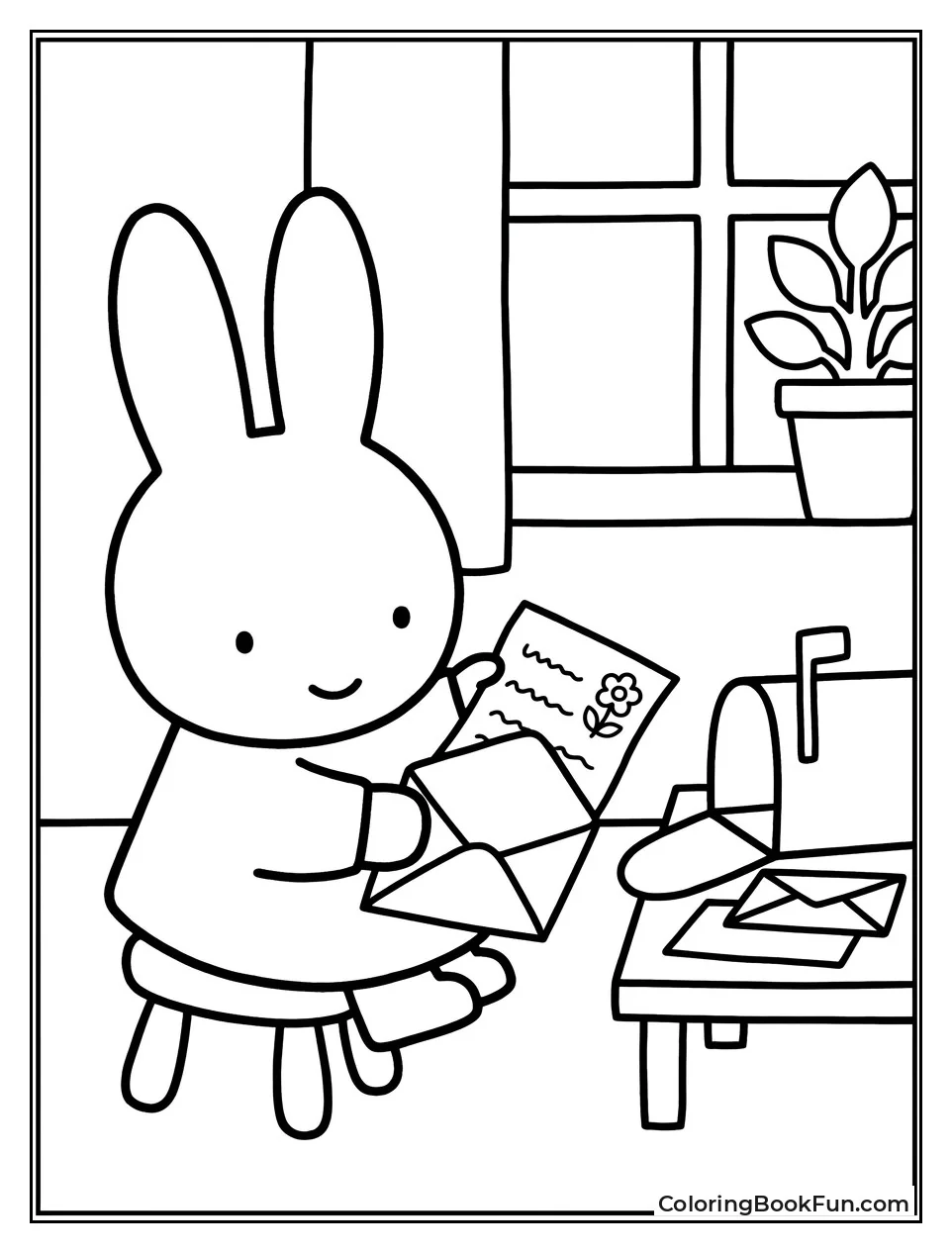 Miffy Reading Special Letter