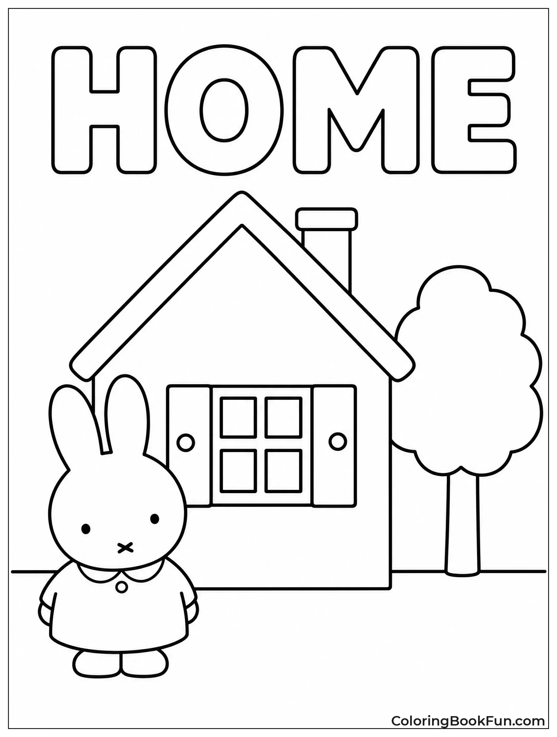 Miffy Little House with Red Roof