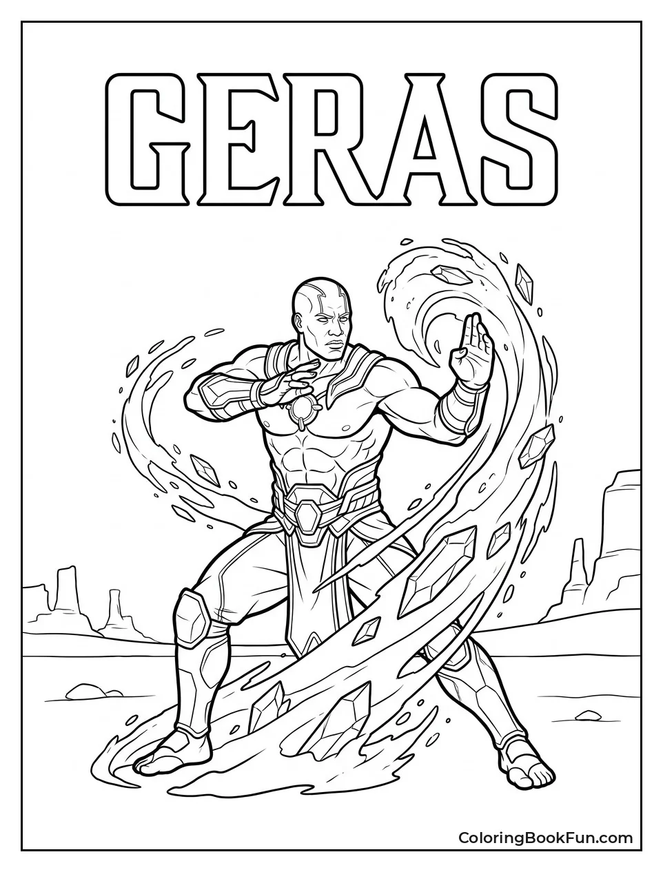 Geras Moves Sand and Time