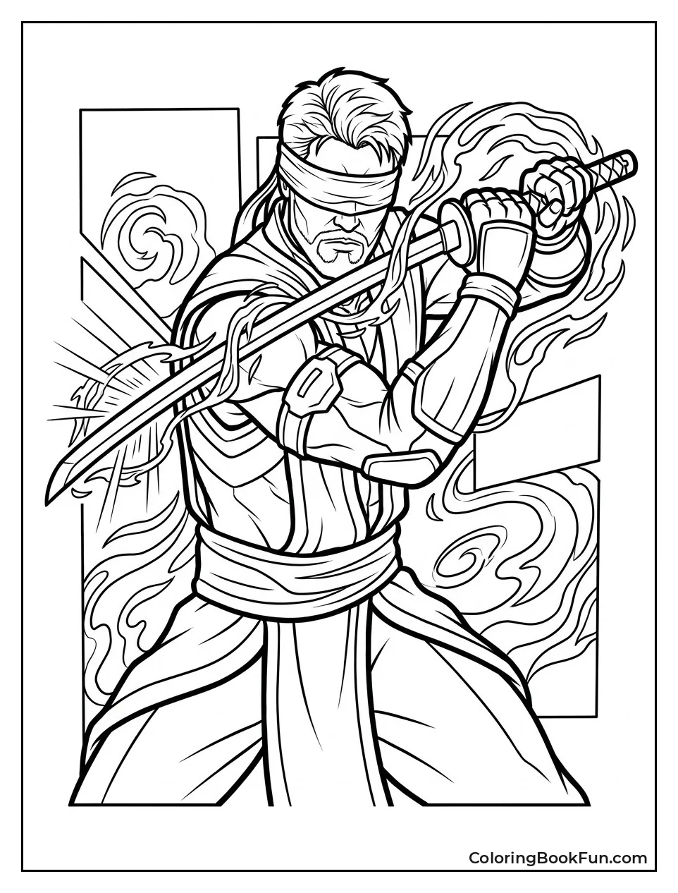 Kenshi Holds His Spirit Sword