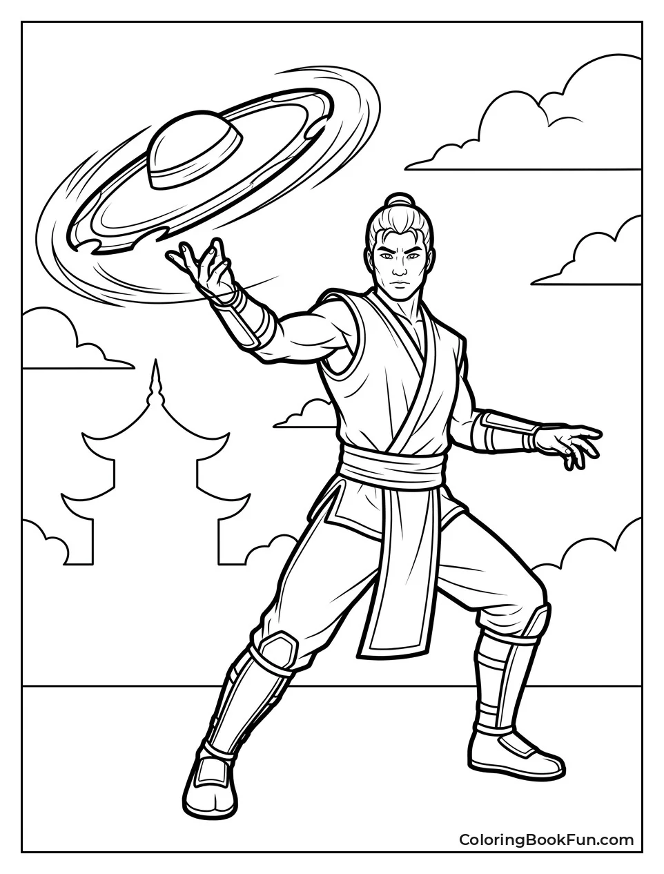Kung Lao Spins His Hat