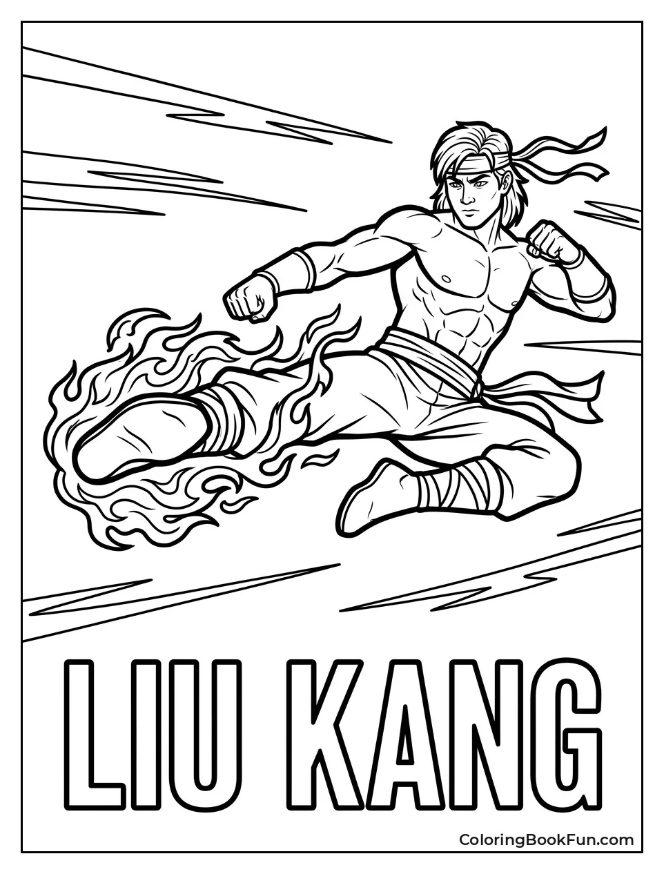 Liu Kang Kicks Like Dragon