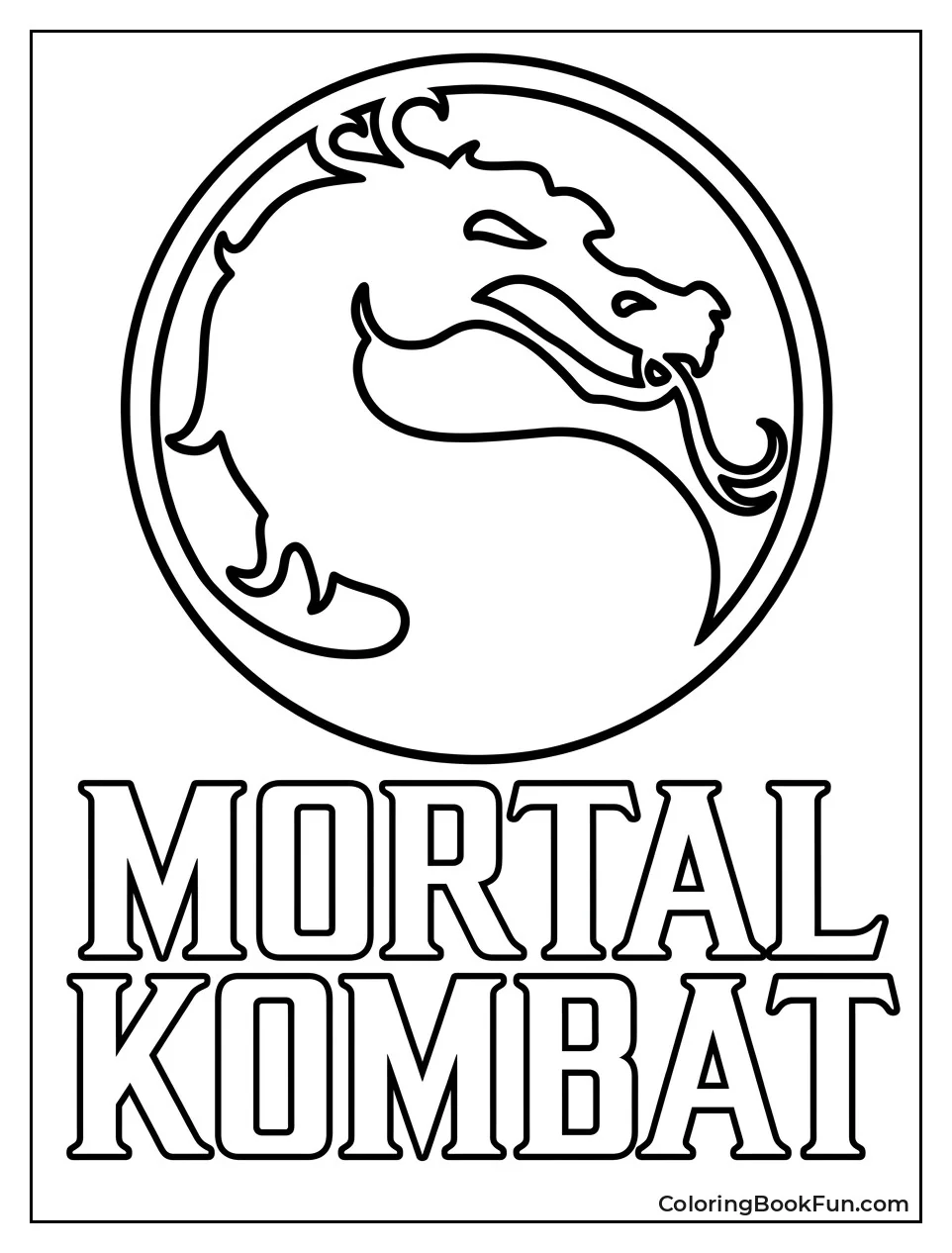 Mortal Kombat Dragon Logo