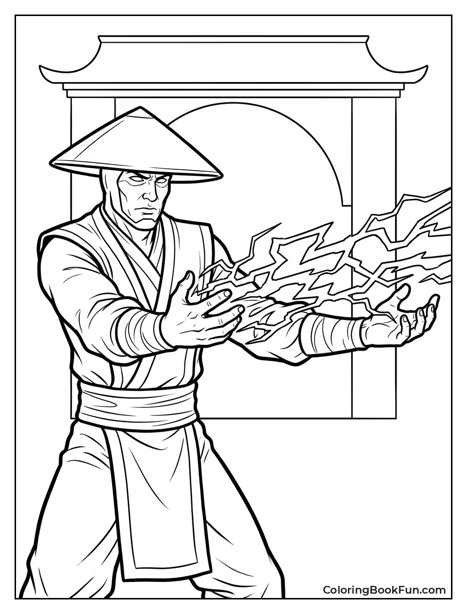 Raiden Holds Lightning in Hands