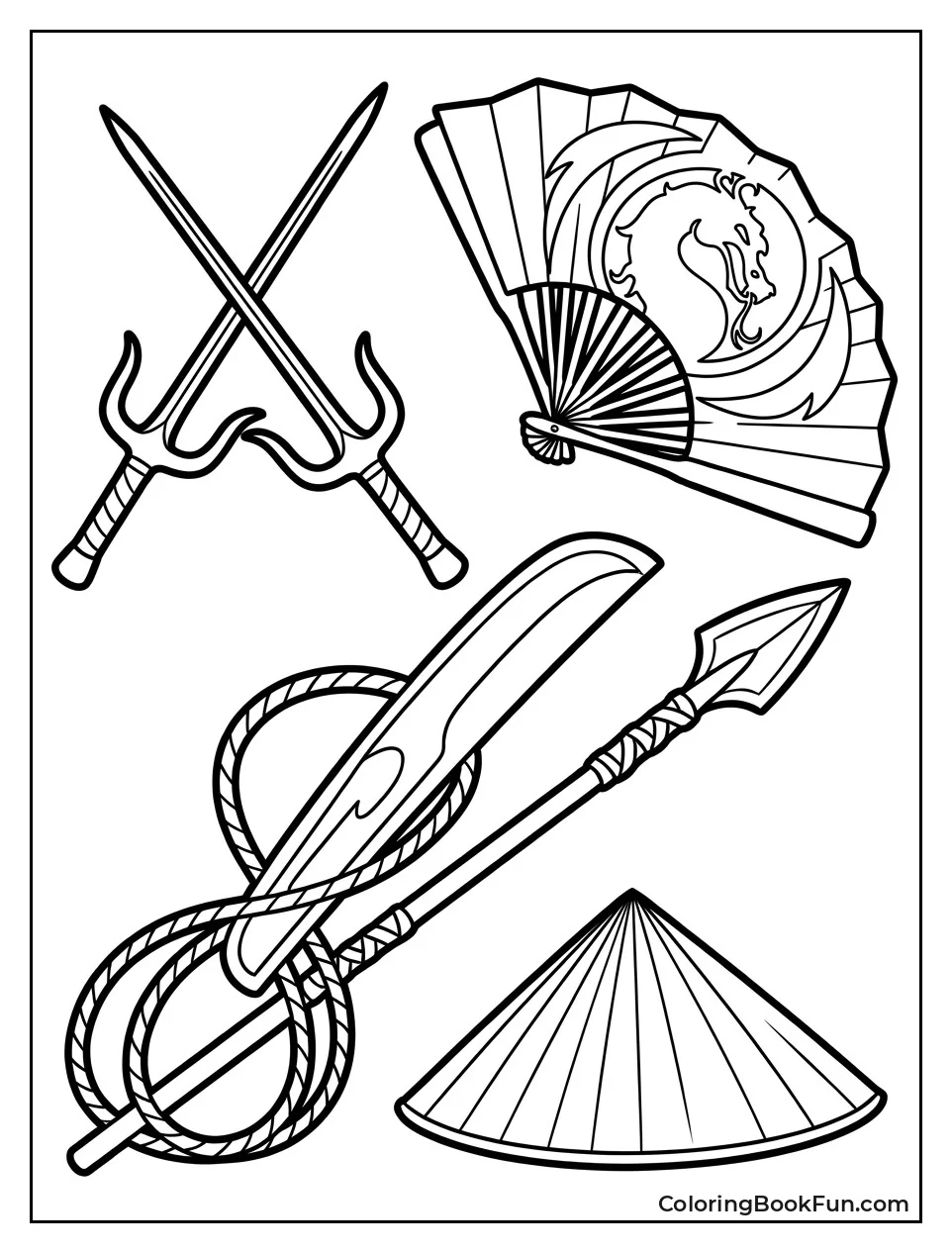 Weapons Lay in a Pile