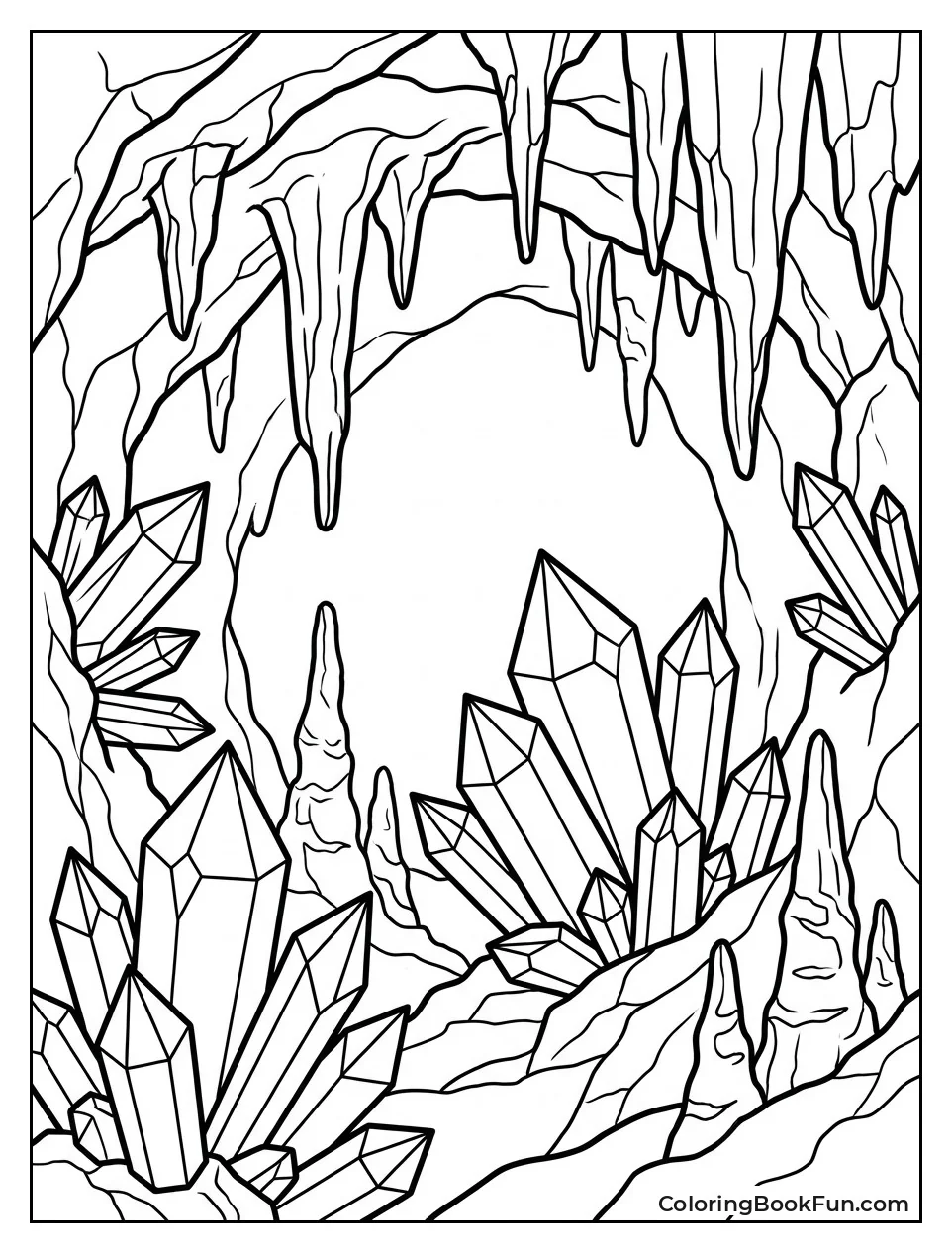 Crystal Cave Inside Mountain