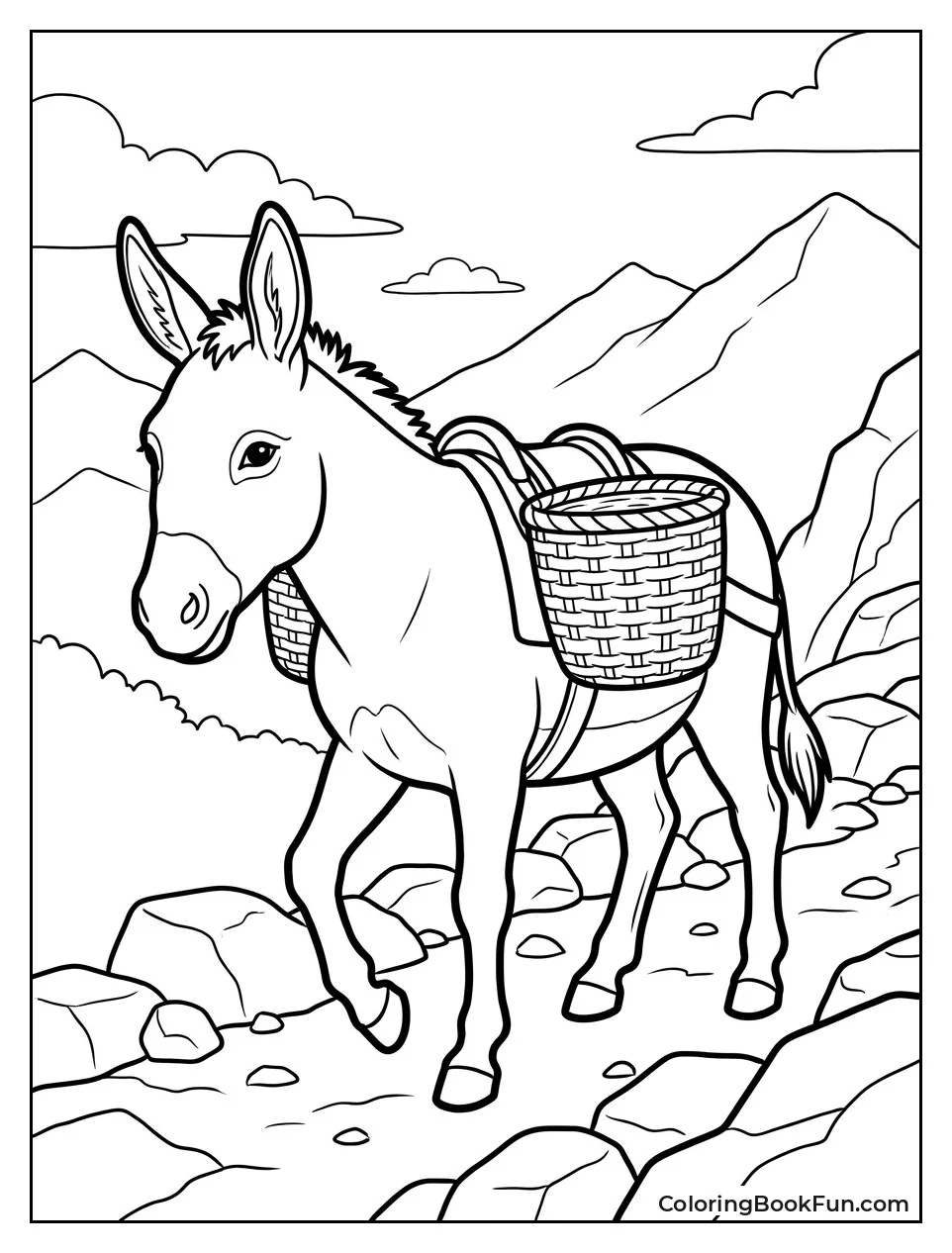 Donkey Walks Mountain Trail