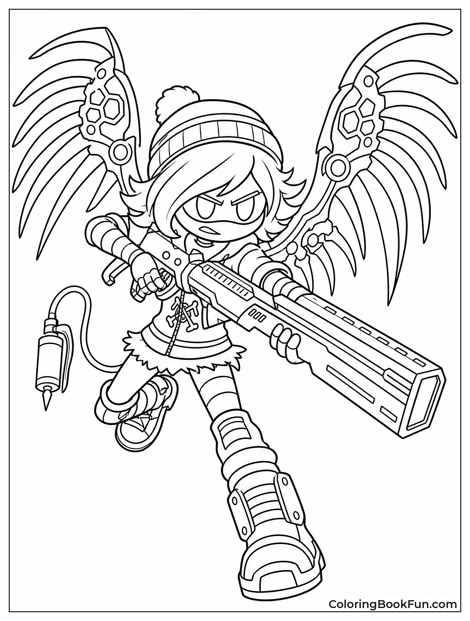 Uzi Leaps with Railgun Ready