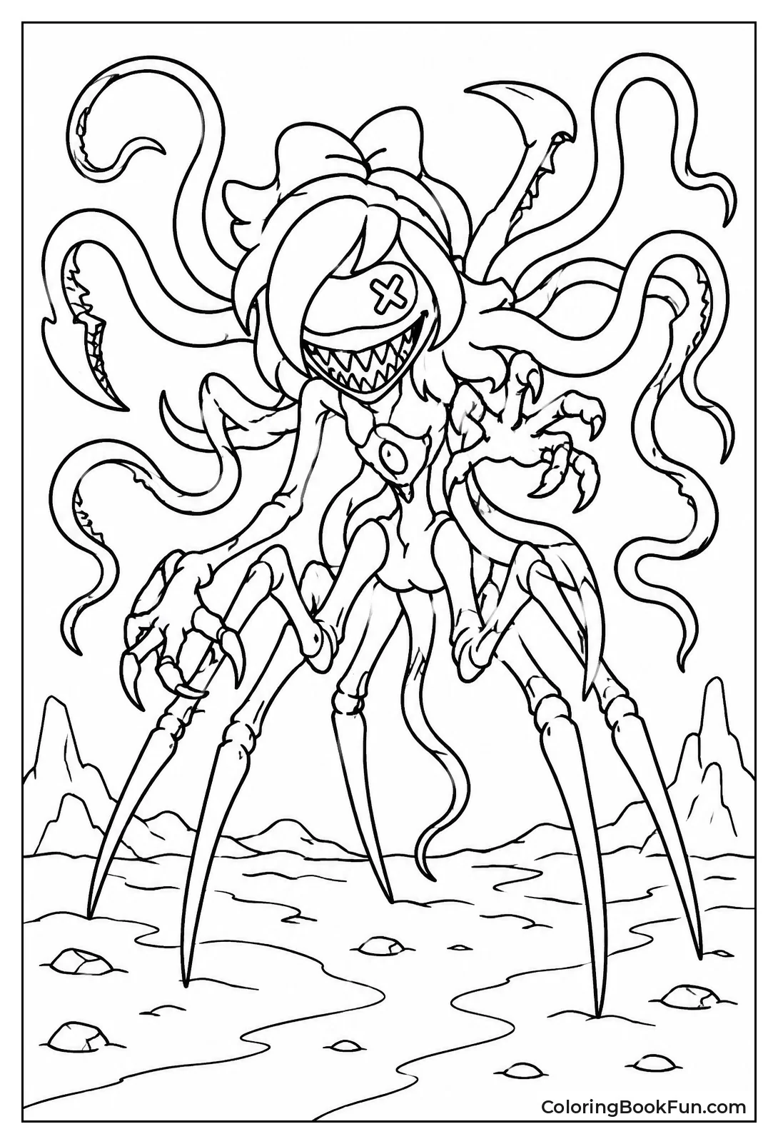 Eldritch Monster J with Tendrils